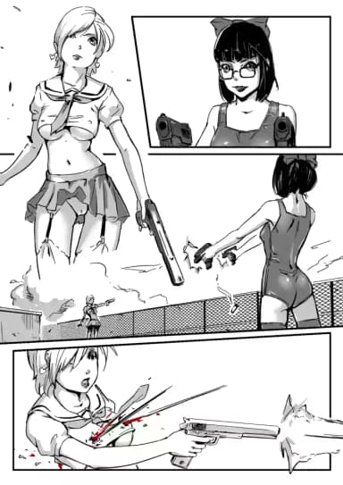 [CrimsonRed] Some comic works