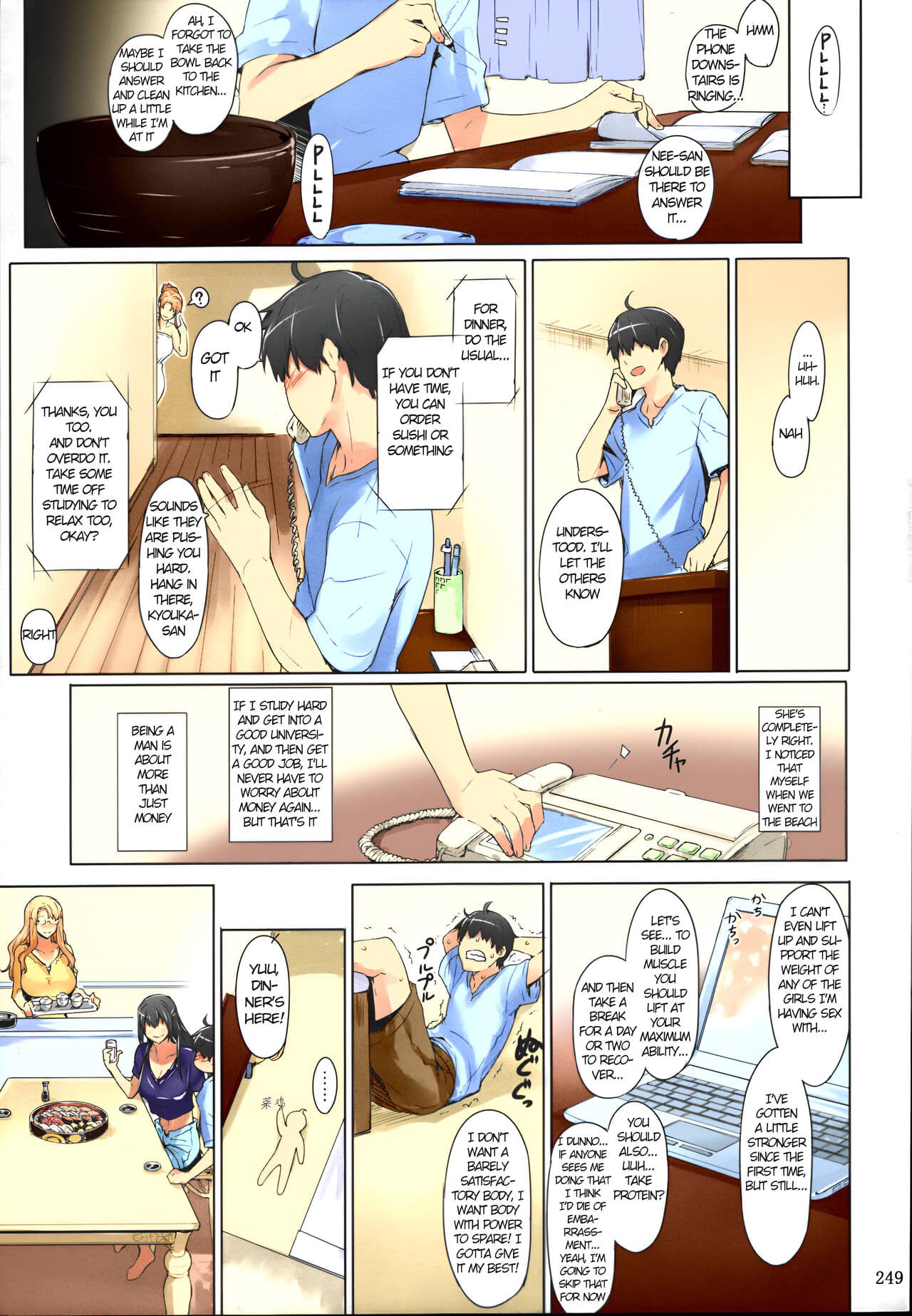 (C86) [MTSP (Jin)] Tachibana-san-chi no Dansei Jijou Matome Ban [English] [Colorized] [Decensored] page 39