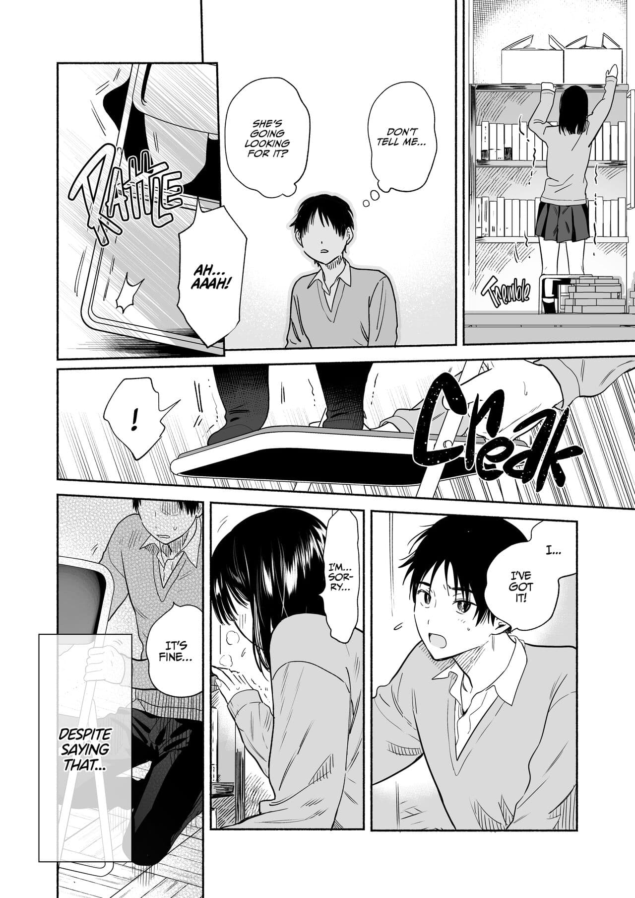 [Yuzuya (Yuzuha)] Mukuchi na Tosho Iin to Sex Zuke. | Addicted to Sex With a Taciturn Library Committee Member [English] {2d-market.com} [Decensored] [Digital] page 13