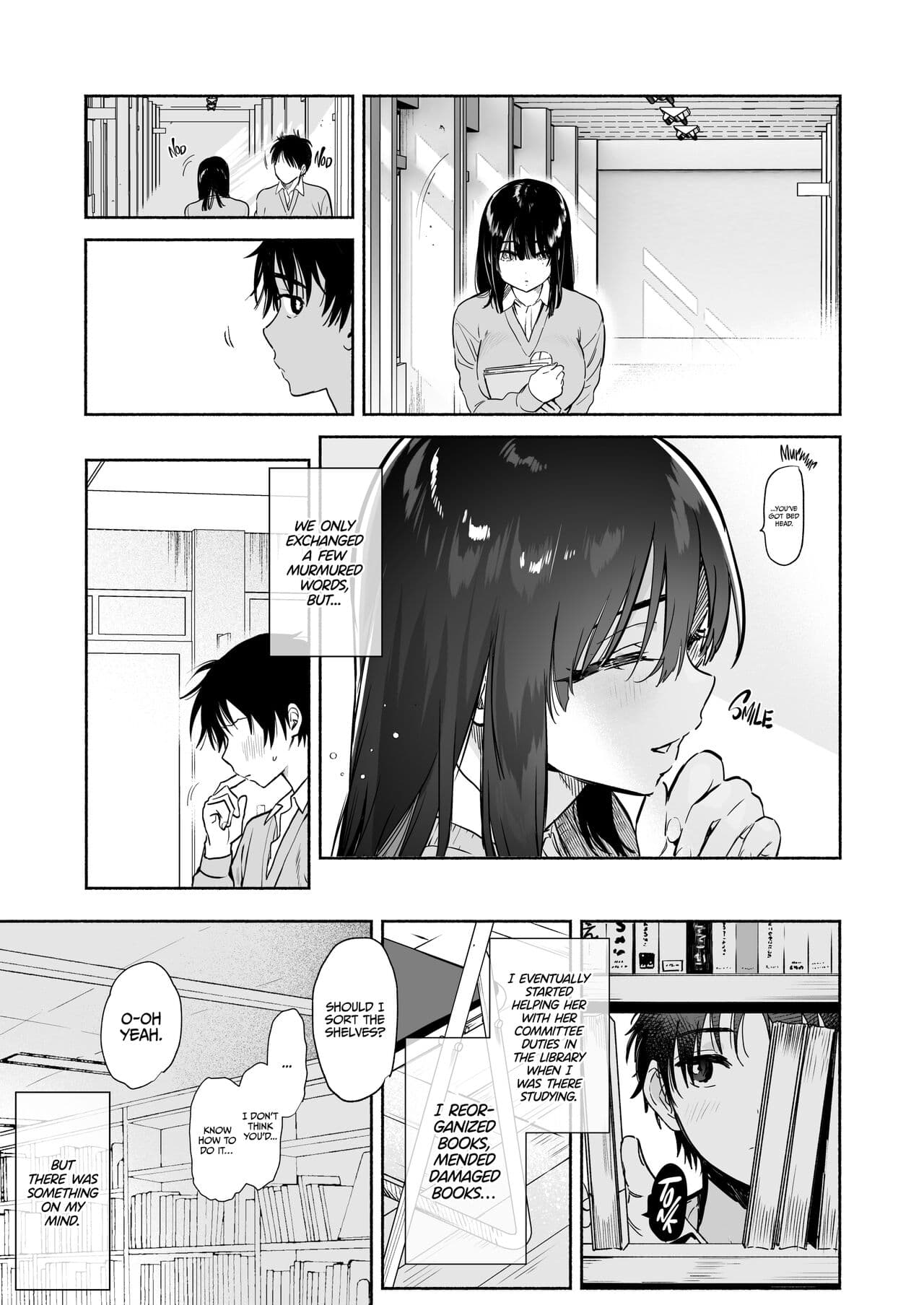 [Yuzuya (Yuzuha)] Mukuchi na Tosho Iin to Sex Zuke. | Addicted to Sex With a Taciturn Library Committee Member [English] {2d-market.com} [Decensored] [Digital] page 24
