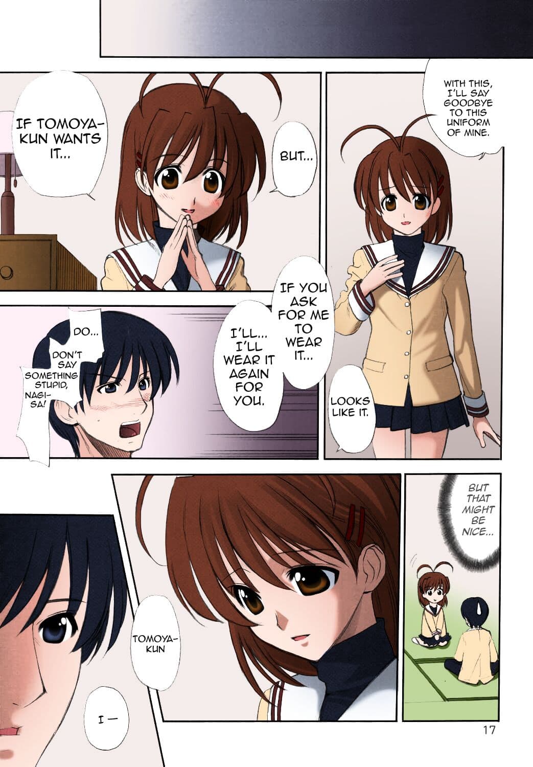 (C66) [UGEMAN (Ugeppa)] Maki Clannad (Clannad) [English] [Comfy Pillow Scans] [SPDSD] [Colorized] [Decensored] page 16
