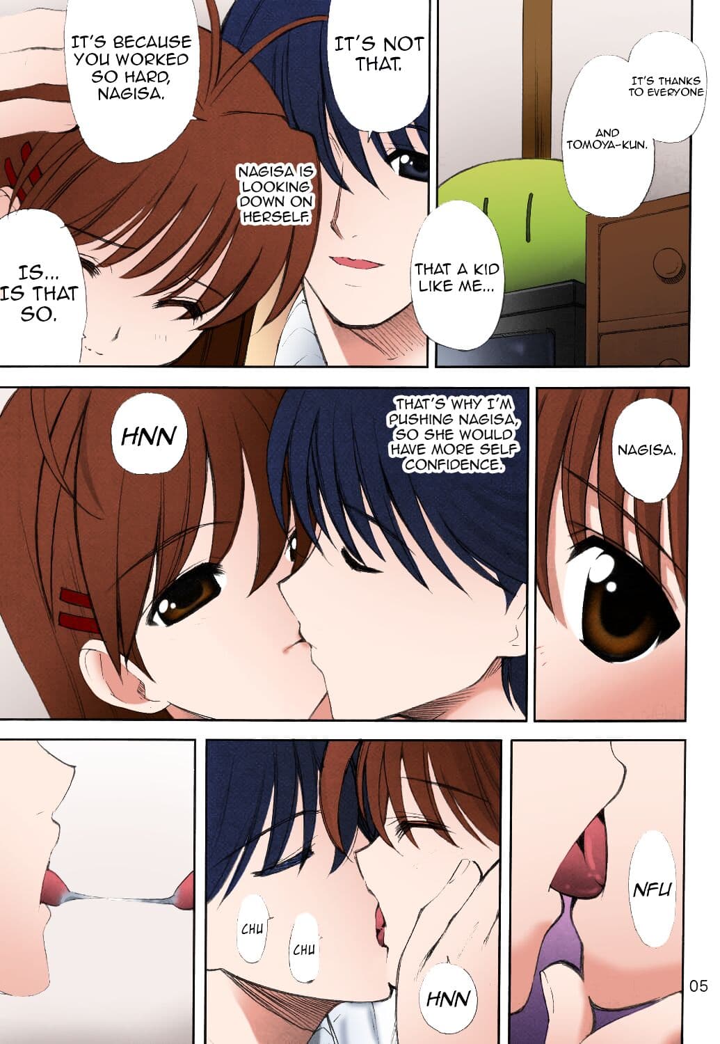 (C66) [UGEMAN (Ugeppa)] Maki Clannad (Clannad) [English] [Comfy Pillow Scans] [SPDSD] [Colorized] [Decensored] page 4
