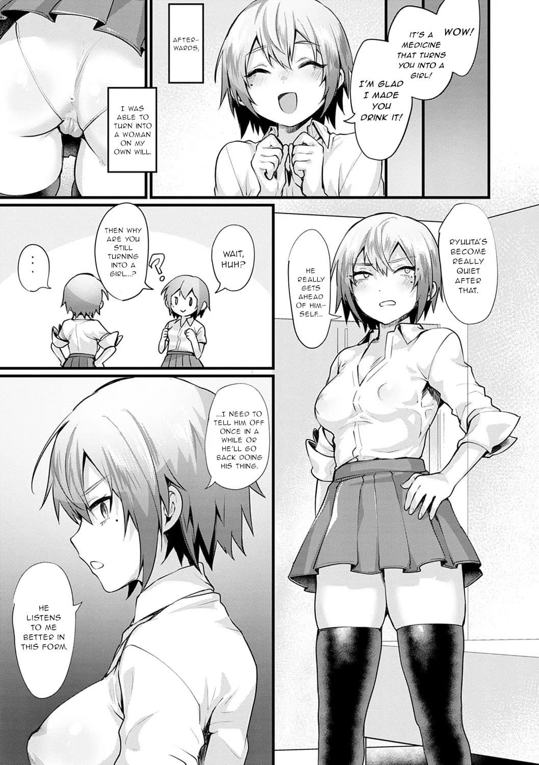 [Echigoya Takeru] Hutago Complex - TWINS complex (Nyotaika Heaven) [English] [Gentletemptl] [Digital] page 12
