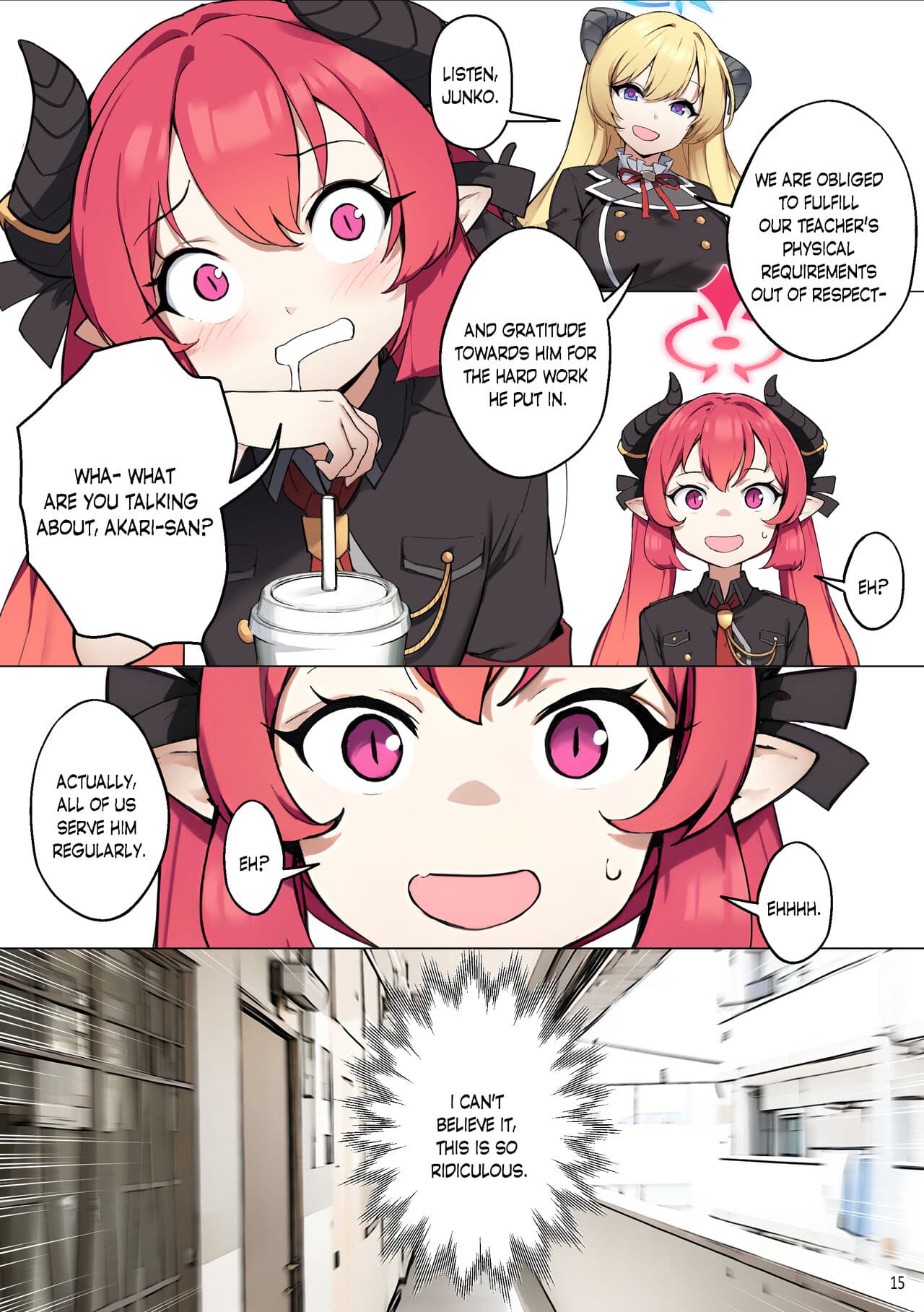 [BLVEFO9] Tabesasete, Sensei! | Feed Me Sensei! (Blue Archive) [English] [autoMT] [Decensored] page 16