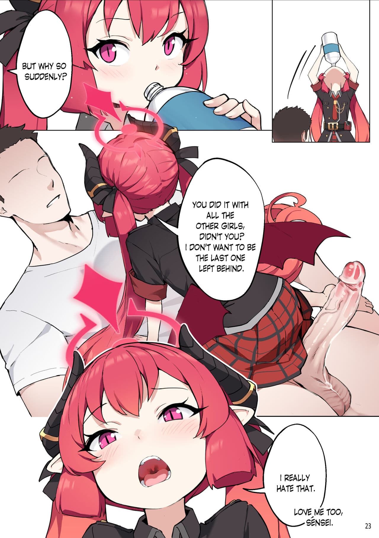 [BLVEFO9] Tabesasete, Sensei! | Feed Me Sensei! (Blue Archive) [English] [autoMT] [Decensored] page 24