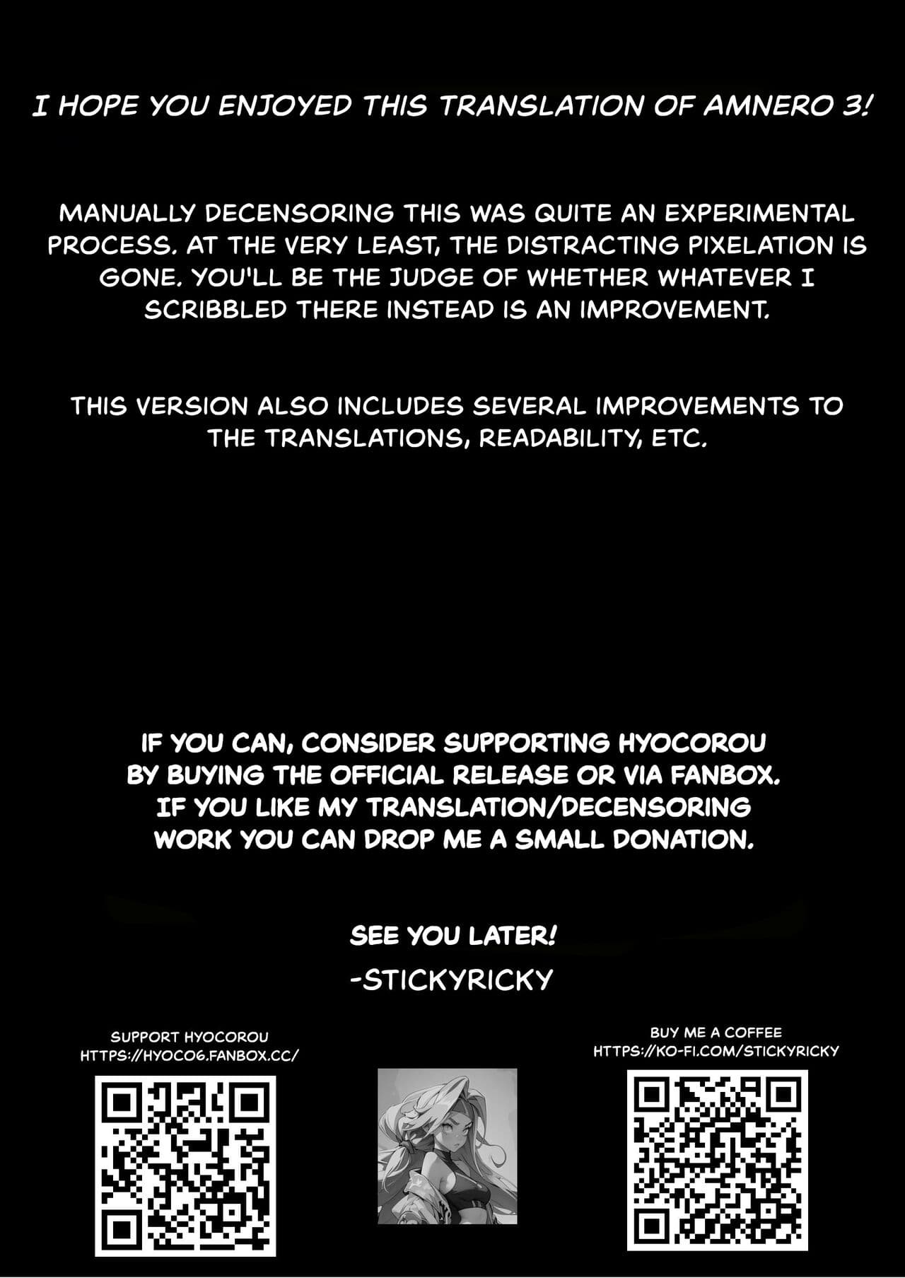 [Hyoco Road (Hyocorou)] AMNERO 3 [English] [StickyRicky] [Decensored] [Digital] page 38
