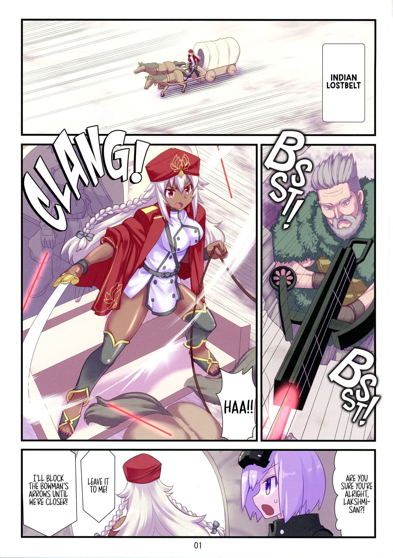(C97) [Amadoiza (Moiky)] Lakshmi Bai no Unlucky Sukebe Book | Lakshmi Bai Sexy Pratfall Book (Fate/Grand Order) [English] [EHCOVE] page 3