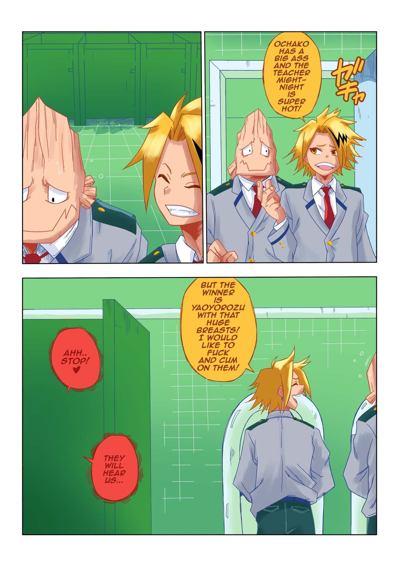 [Yamamoto] My Ero Academia (Boku no Hero Academia) [Decensored] [Colorized] [@I_heart_girls1] page 14