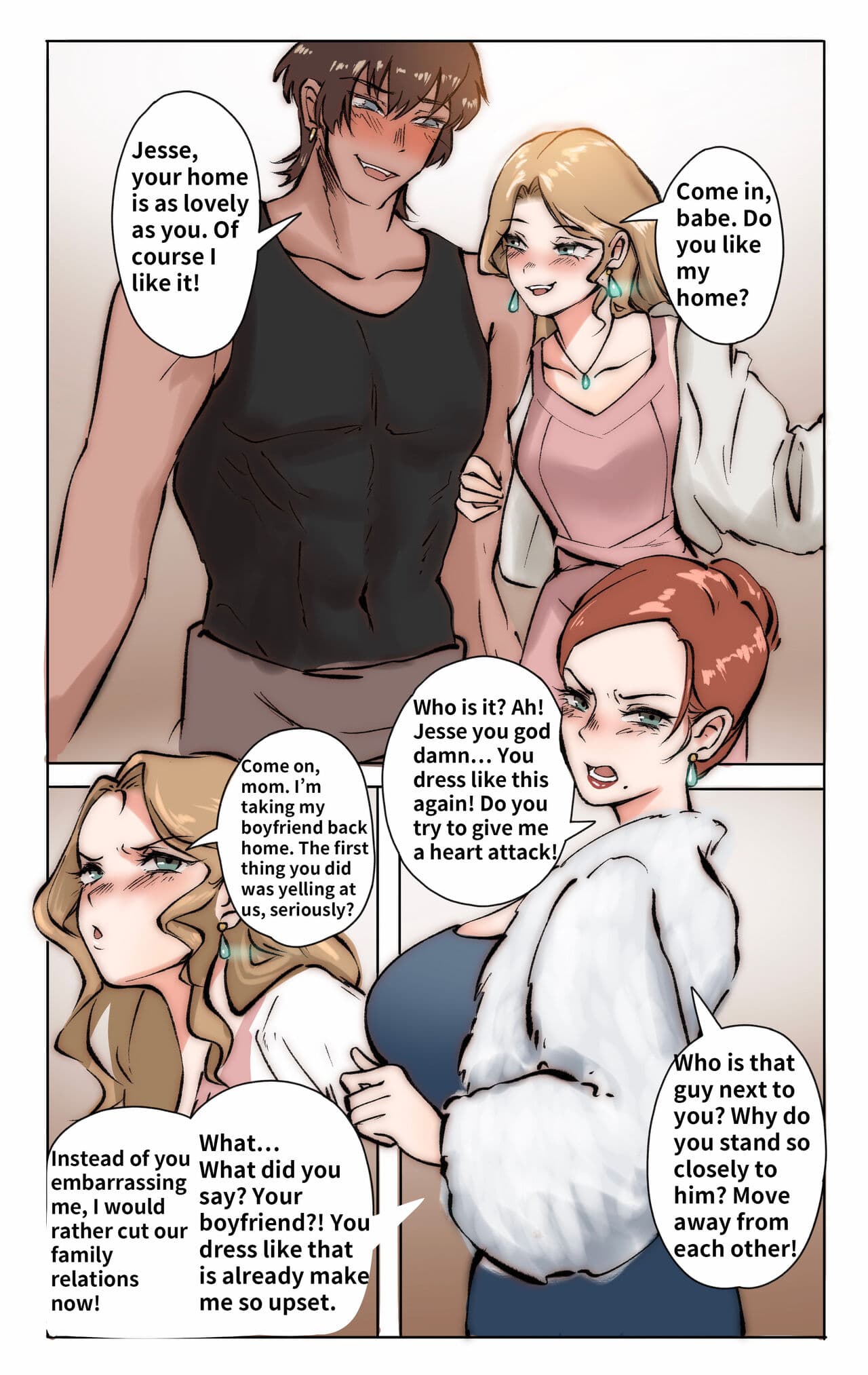 [Midnight] Mother & sissy son 01 page 1