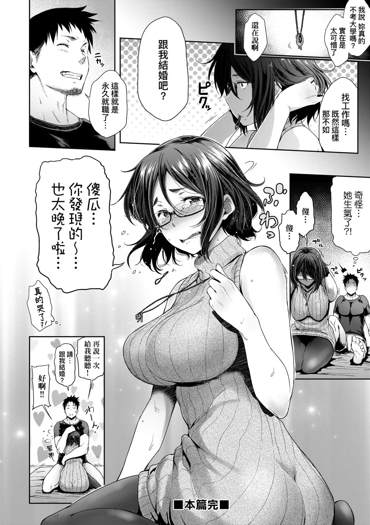 [Barlun] Majime de Megane na Oppai-tachi [Chinese] [Decensored] [Digital] page 87