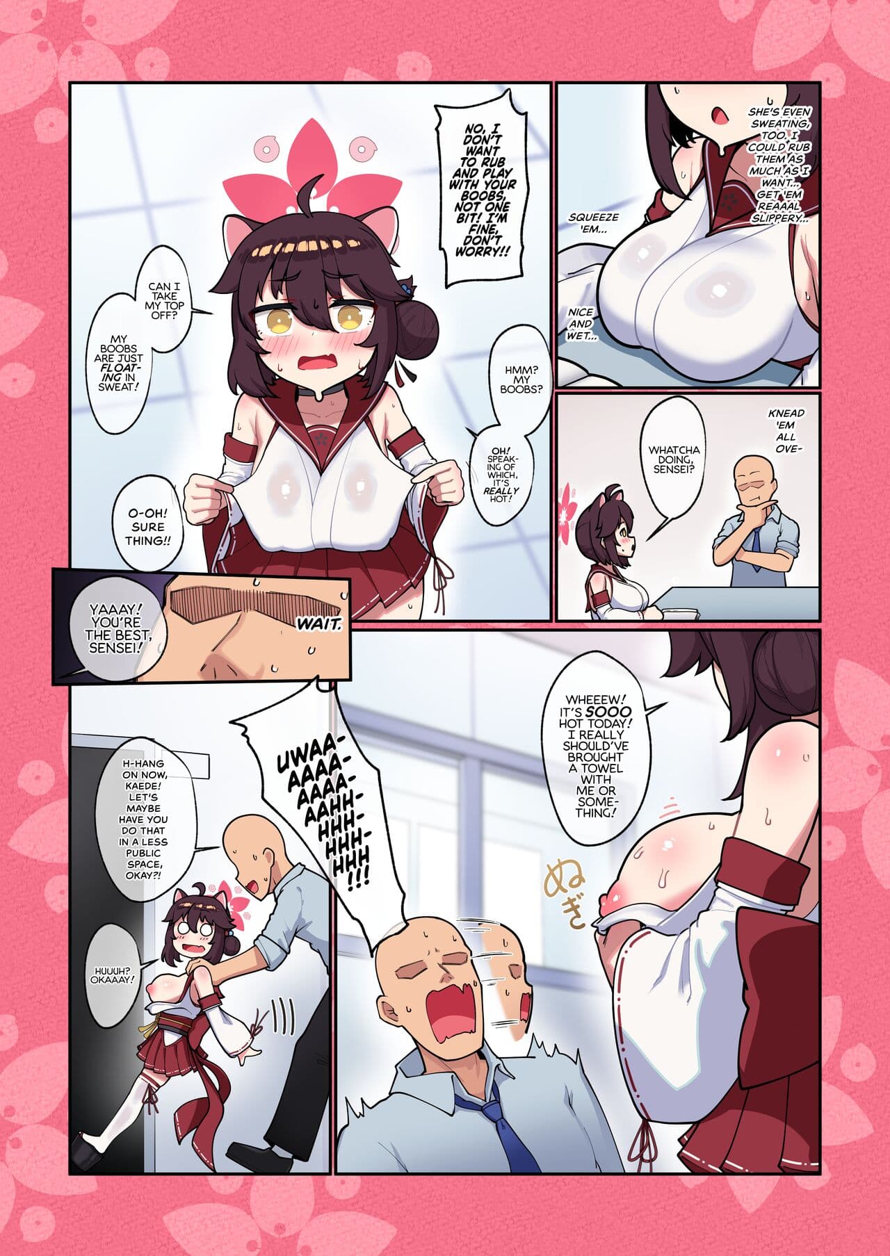 [Leonat] Kaede-chan Seichouroku 2 | Continuing to Keep Track of Kaede-chan’s Growth as a Lady (Blue Archive) [English] [head empty] [Uncensored] [Digital] page 5