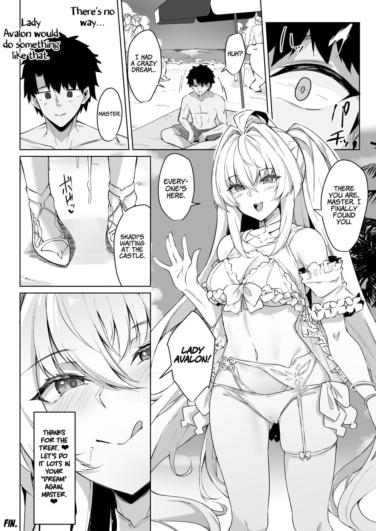 [Tiusan Kingdom (Kazamitiu)] Manatsu no Chaldea Summer Vacation Lady Avalon Hen | Chaldea Midsummer Vacation Lady - Avalon Edition (Fate/Grand Order) [English] [LunaticSeibah] [Decensored] [Digital] page 32