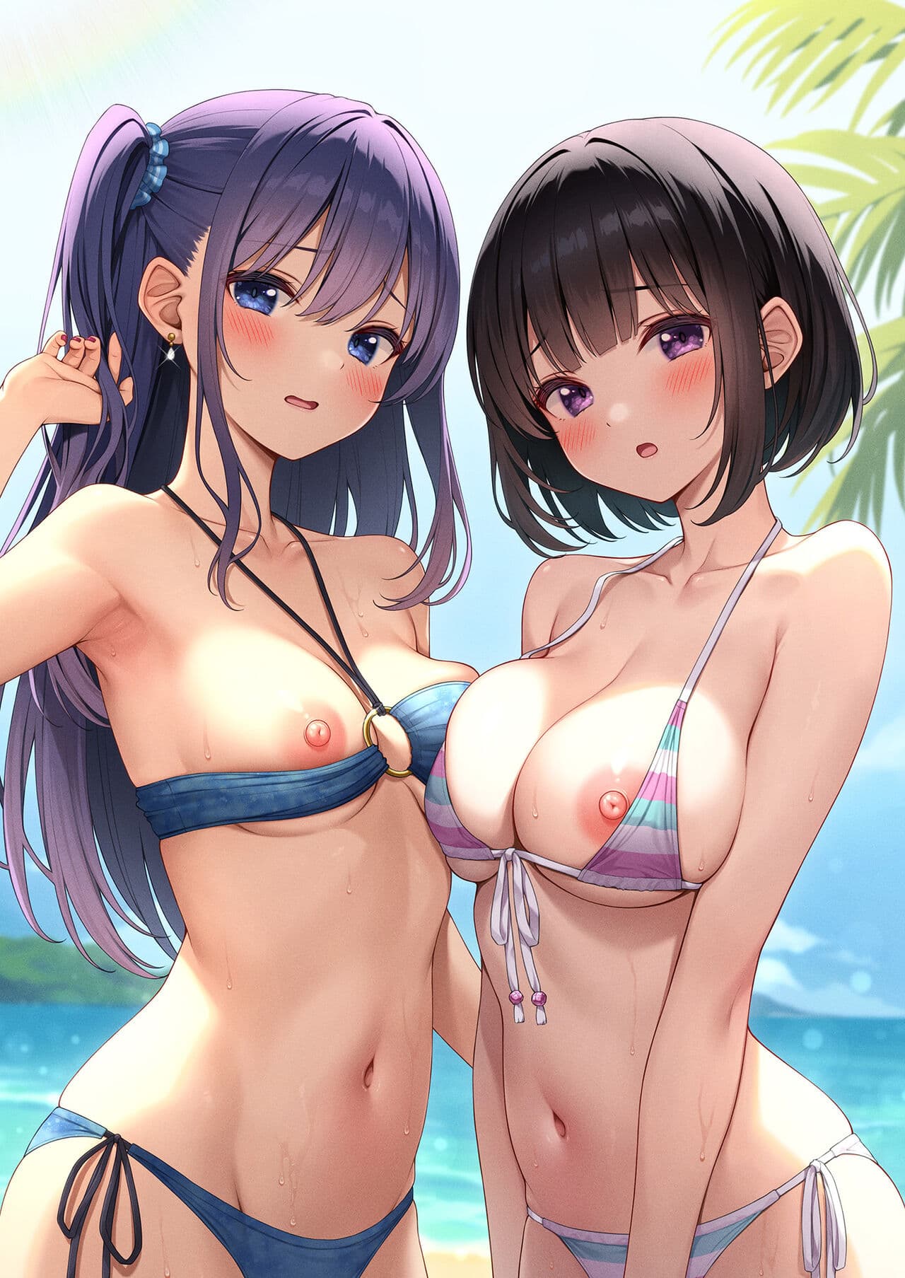 [Mono Letter (Karutamo)] Ecchi na Onaka Kansatsu. Onaka×Mizugi | 色情的小肚肚觀察記。腹部X泳裝 [Chinese] [Decensored] [Digital] page 17