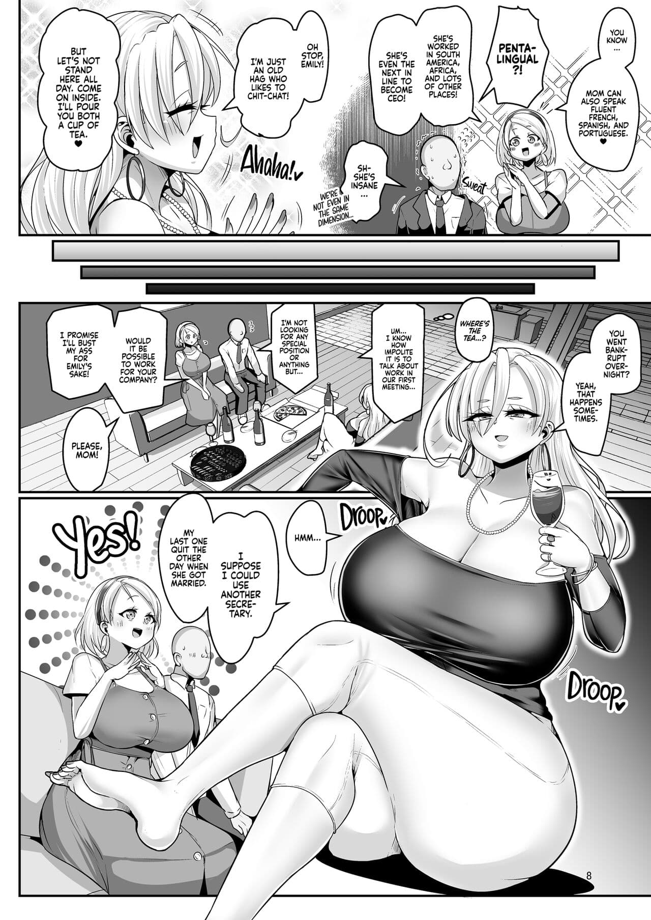 [Shinshunshantonshou (Bukatsu)] H Daisuki Kinpatsu Hakujin Bakunyuu Ryuugakusei ga Tonari no Heya ni Hikkoshite Kita!! 2 | A Nymphomaniac Blonde Exchange Student with Gigantic Tits Moved in Next Door!! 2 [English] {2d-market.com} [Decensored] [Digital] page 10
