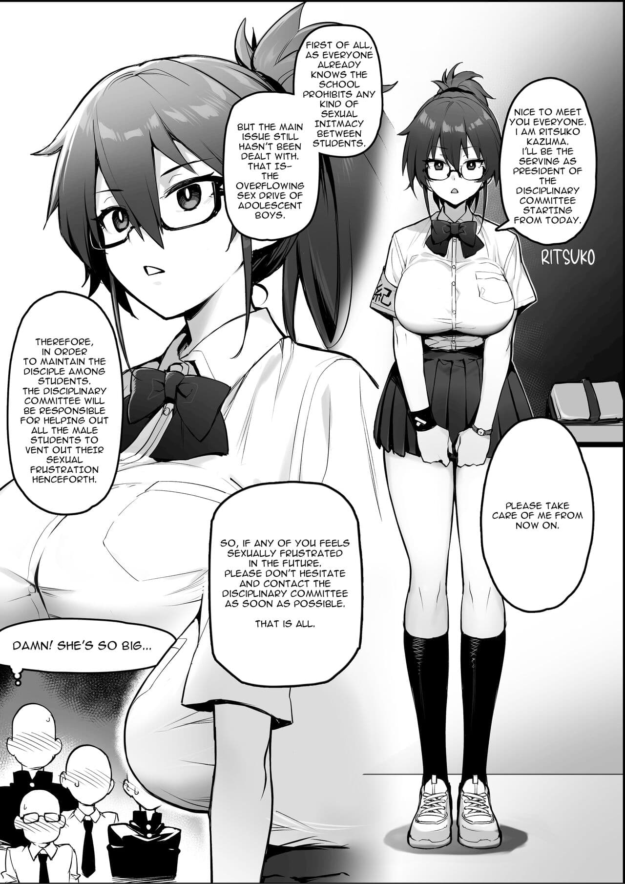 Rumor Has It That the New President of the Disciplinary Committee Has a Huge Rack Vol.1+2[English] page 6