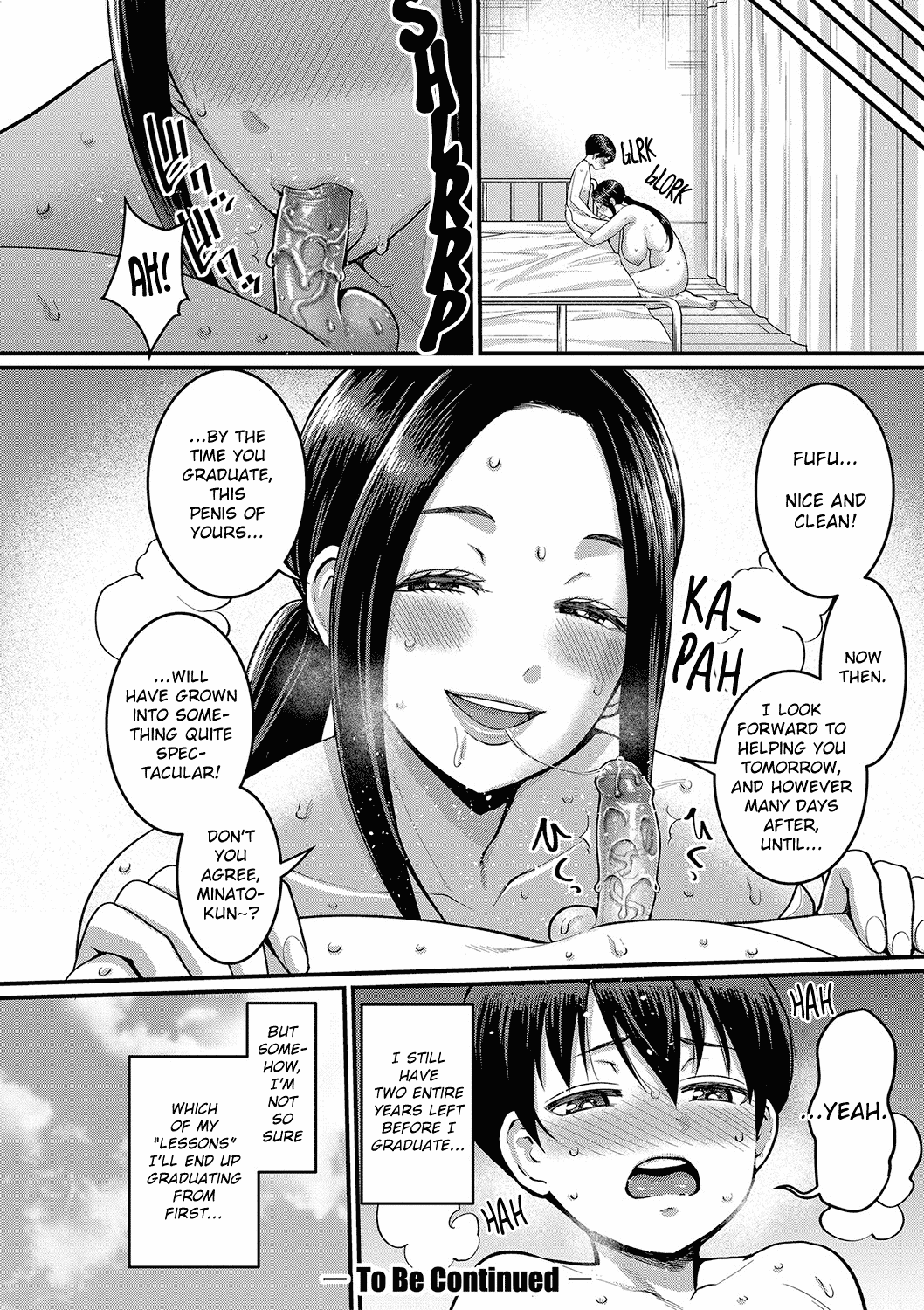 [Agata] Shiori Sensei wa Ochinchin no Sodateya-san | Shiori-Sensei, The Nurturing Nurse Collection [English] [Decensored] [Digital] page 24