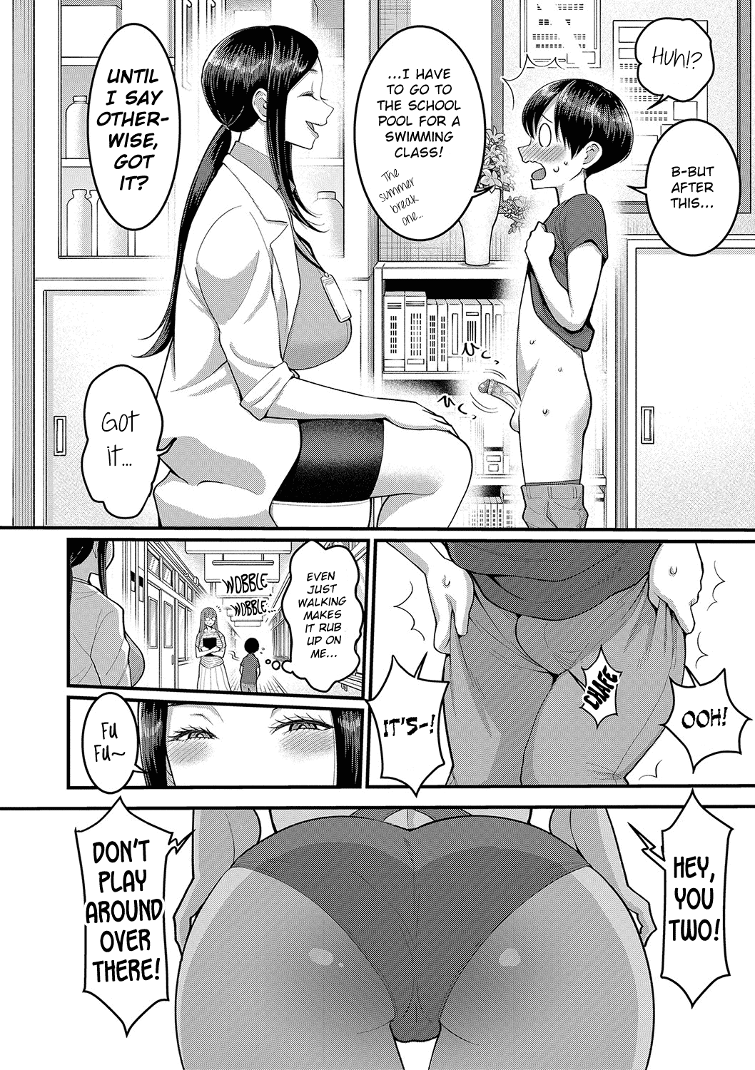 [Agata] Shiori Sensei wa Ochinchin no Sodateya-san | Shiori-Sensei, The Nurturing Nurse Collection [English] [Decensored] [Digital] page 26
