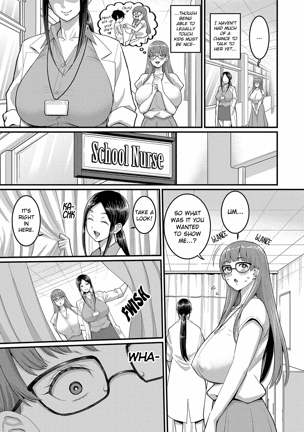 [Agata] Shiori Sensei wa Ochinchin no Sodateya-san | Shiori-Sensei, The Nurturing Nurse Collection [English] [Decensored] [Digital] page 53