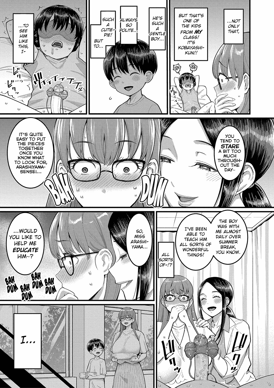 [Agata] Shiori Sensei wa Ochinchin no Sodateya-san | Shiori-Sensei, The Nurturing Nurse Collection [English] [Decensored] [Digital] page 55