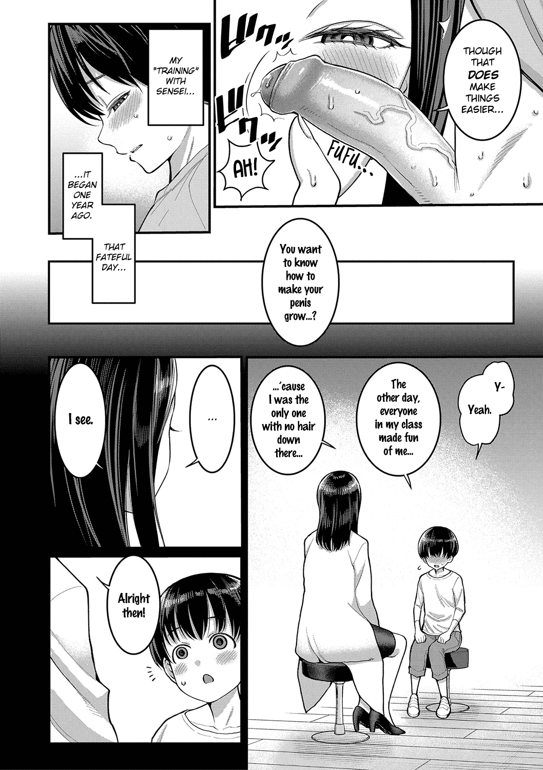 [Agata] Shiori Sensei wa Ochinchin no Sodateya-san | Shiori-Sensei, The Nurturing Nurse Collection [English] [Decensored] [Digital] page 6