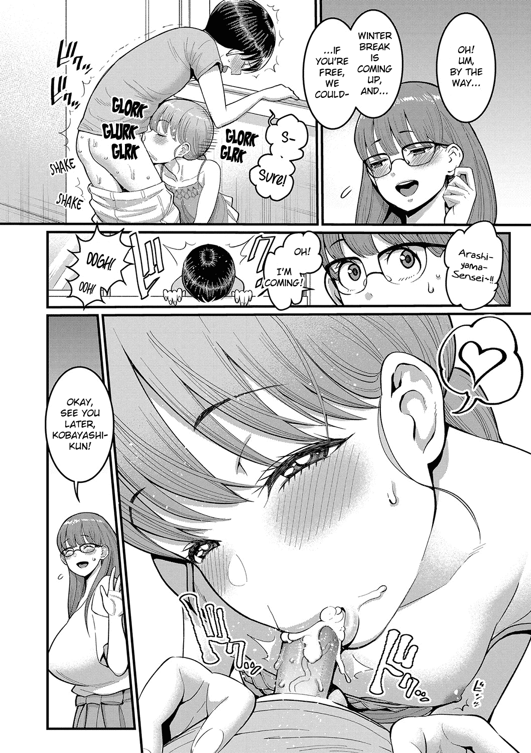 [Agata] Shiori Sensei wa Ochinchin no Sodateya-san | Shiori-Sensei, The Nurturing Nurse Collection [English] [Decensored] [Digital] page 88