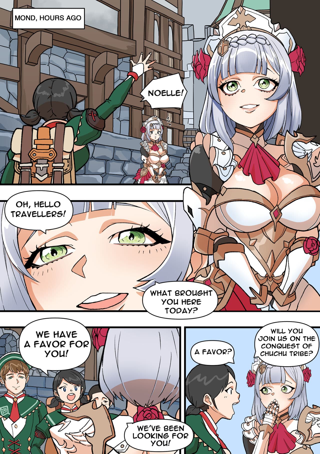 [BLUECANDY] World Mission -An Episode of Noelle- (Genshin Impact) [English] [Decensored] page 4