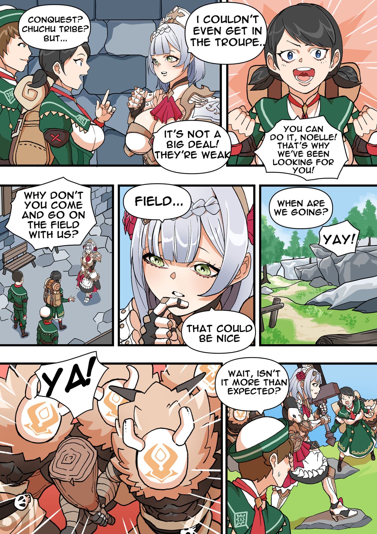 [BLUECANDY] World Mission -An Episode of Noelle- (Genshin Impact) [English] [Decensored] page 5