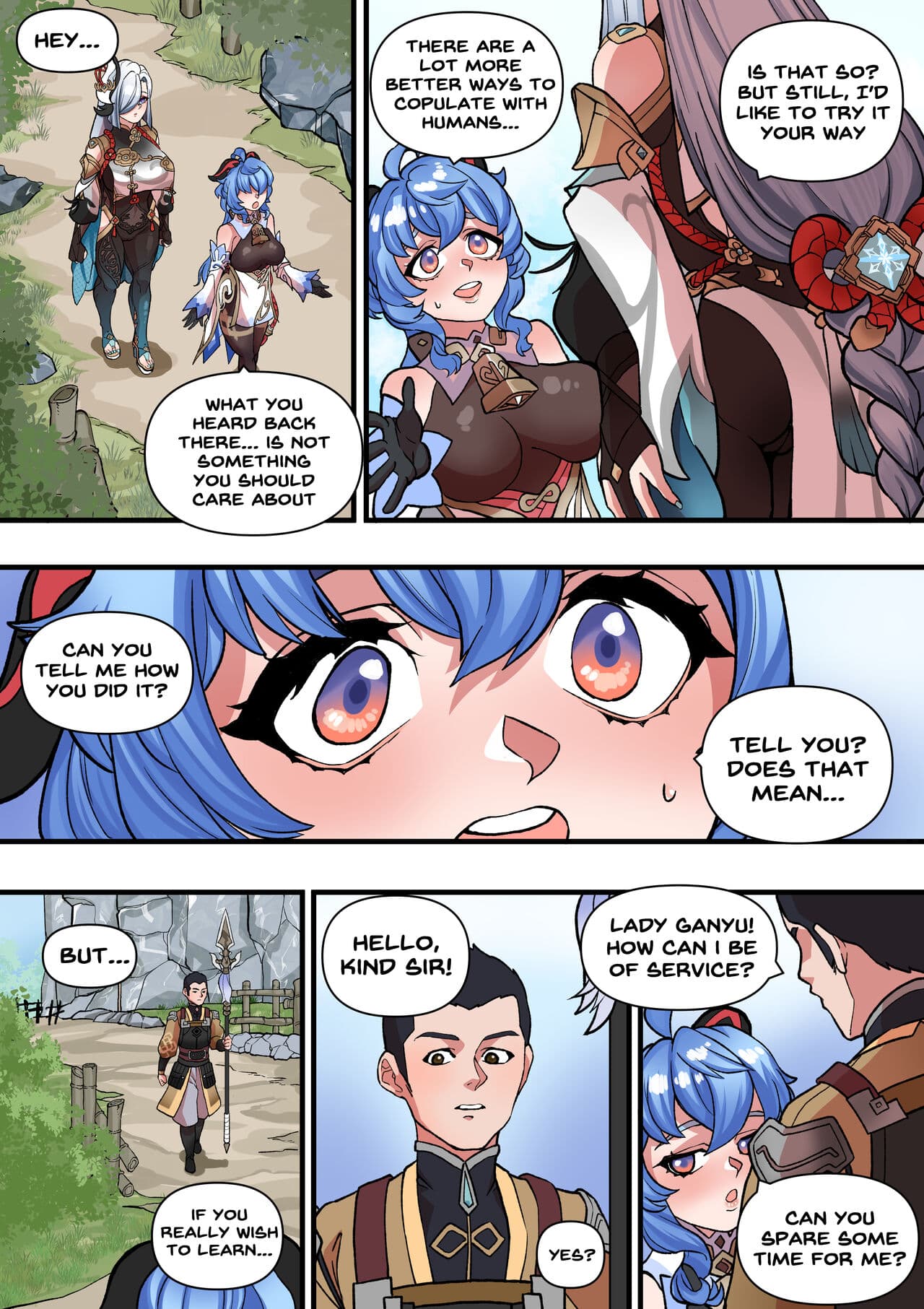 [BLUECANDY] The Way She Understands (Genshin Impact) [English] [Decensored] page 4