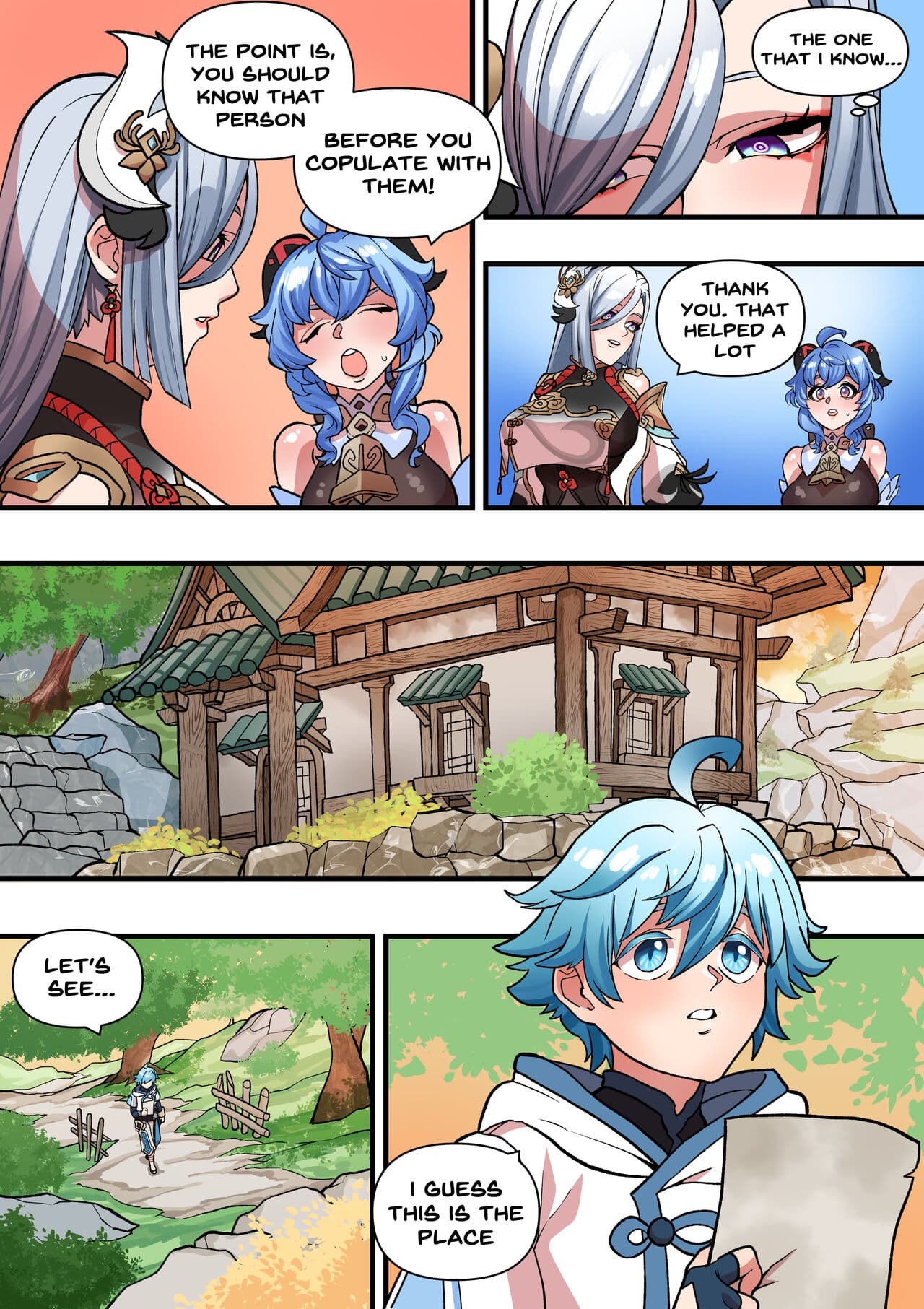 [BLUECANDY] The Way She Understands (Genshin Impact) [English] [Decensored] page 8