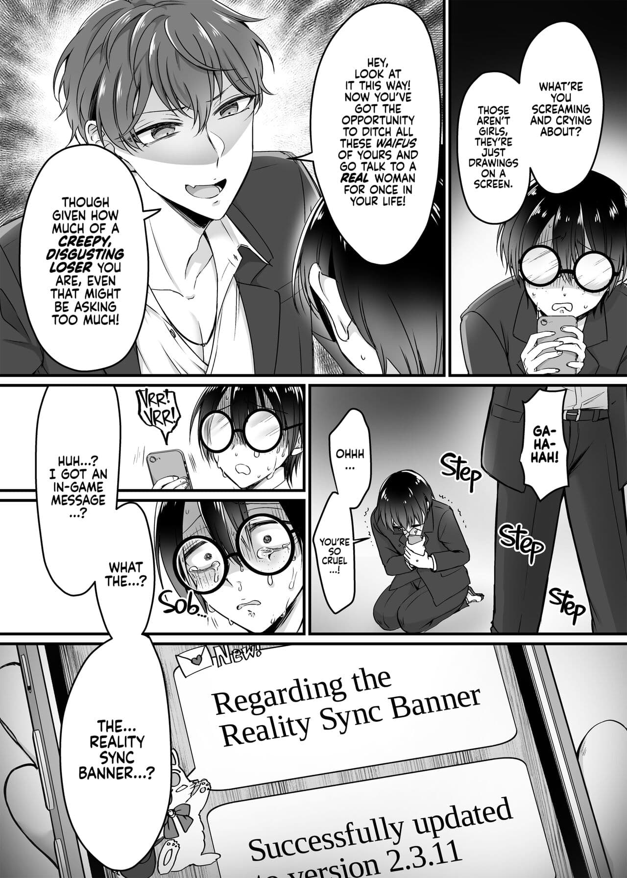 [Amuai Okashi Seisakusho (Namamugi)] Synchronize! The Reality Sync Banner [English] {2d-market.com} [Decensored] [Digital] page 4