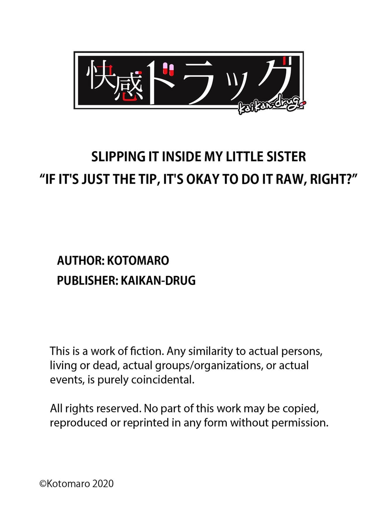 [Kaikandrug (Kotomaro)] Slipping It Inside My Little Sister [English] [Decensored] page 99