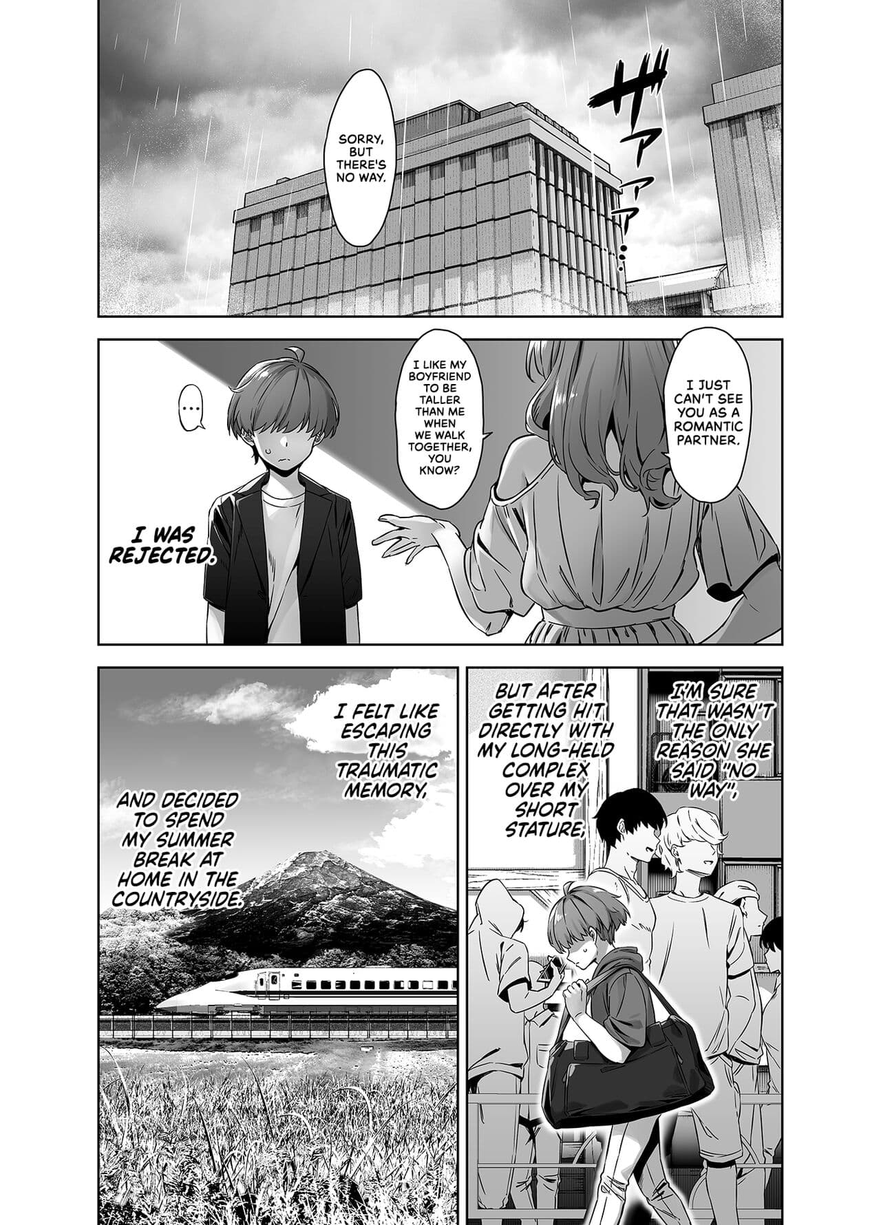 [Σ-Arts (Mikemono Yuu)] Natsu to Inaka to Yuuwaku shite kuru Dekkai Oshiego | Summertime in the Countryside With The Huge Student Seducing Me [English] {RedLantern} [Decensored] [Digital] page 5