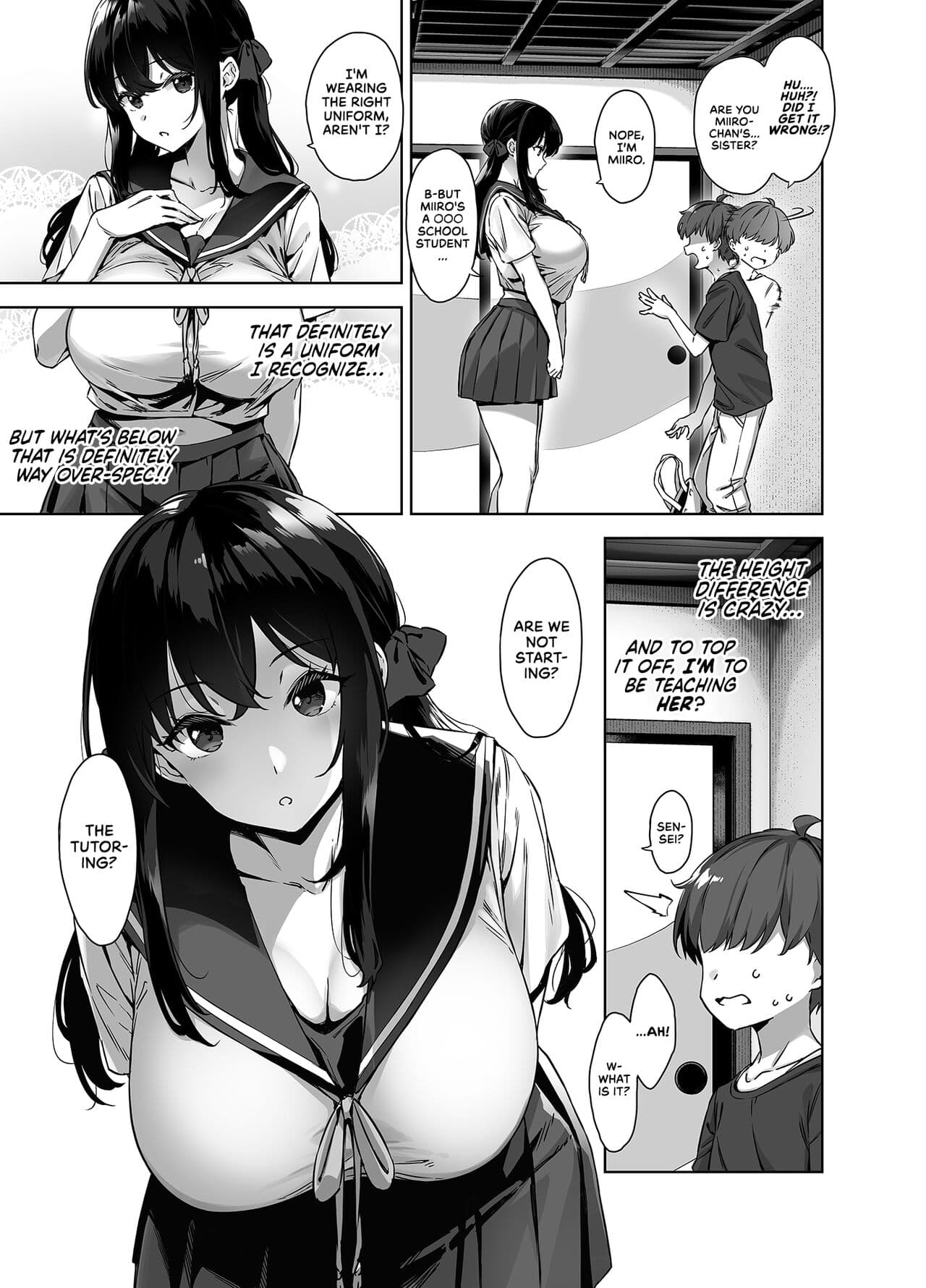 [Σ-Arts (Mikemono Yuu)] Natsu to Inaka to Yuuwaku shite kuru Dekkai Oshiego | Summertime in the Countryside With The Huge Student Seducing Me [English] {RedLantern} [Decensored] [Digital] page 8