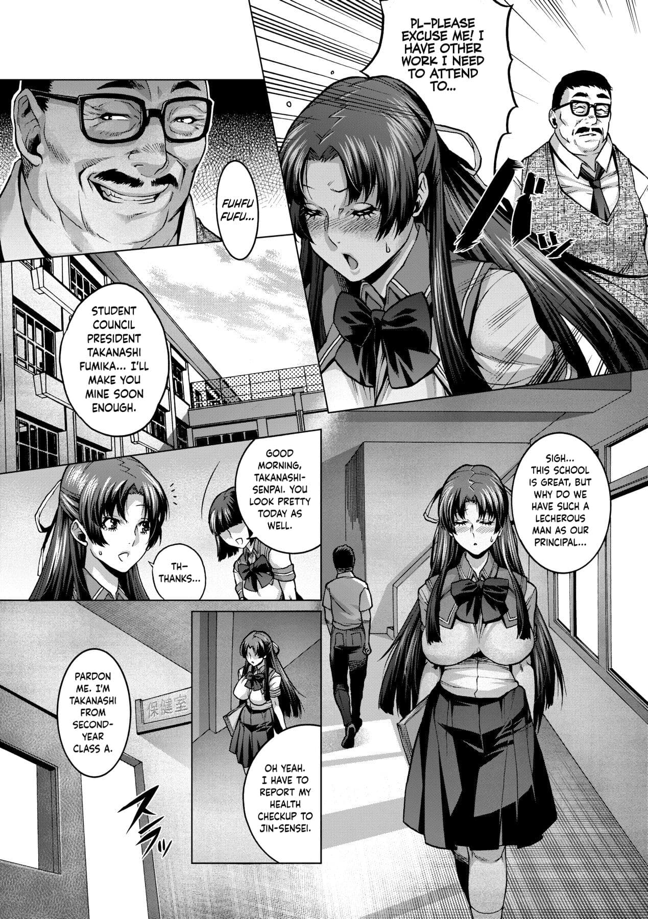 [Momofuki Rio] Houkago no Himitsu (Chijou no Kiwami - Extremity of the blind love) [English] [Uncensored] {Hennojin} page 2