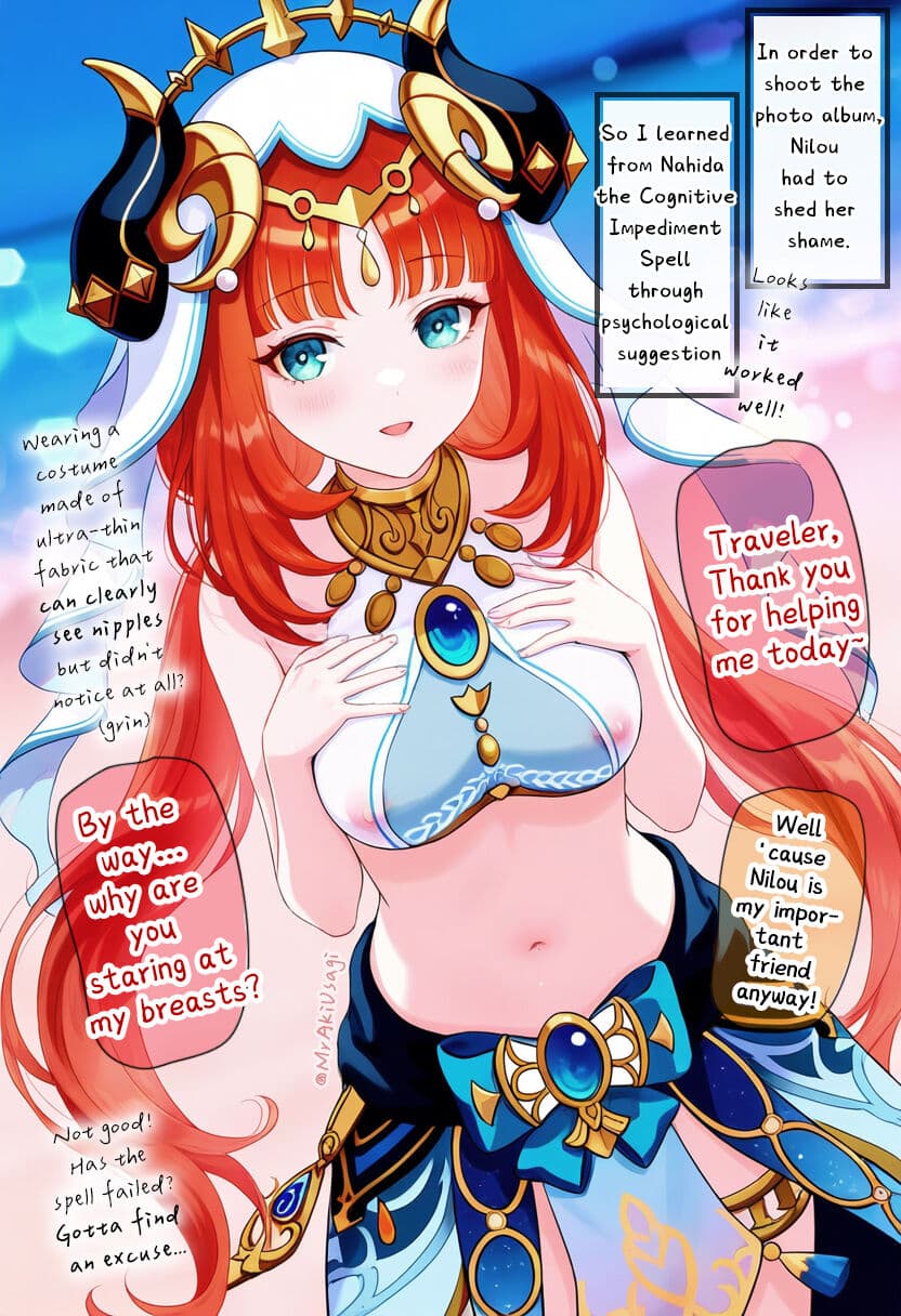 [MrAkiUsagi] Want to shoot erotic photos for Nilou! [English] [Uncensored] [Digital] (Incompelete) [AI Generated] page 2