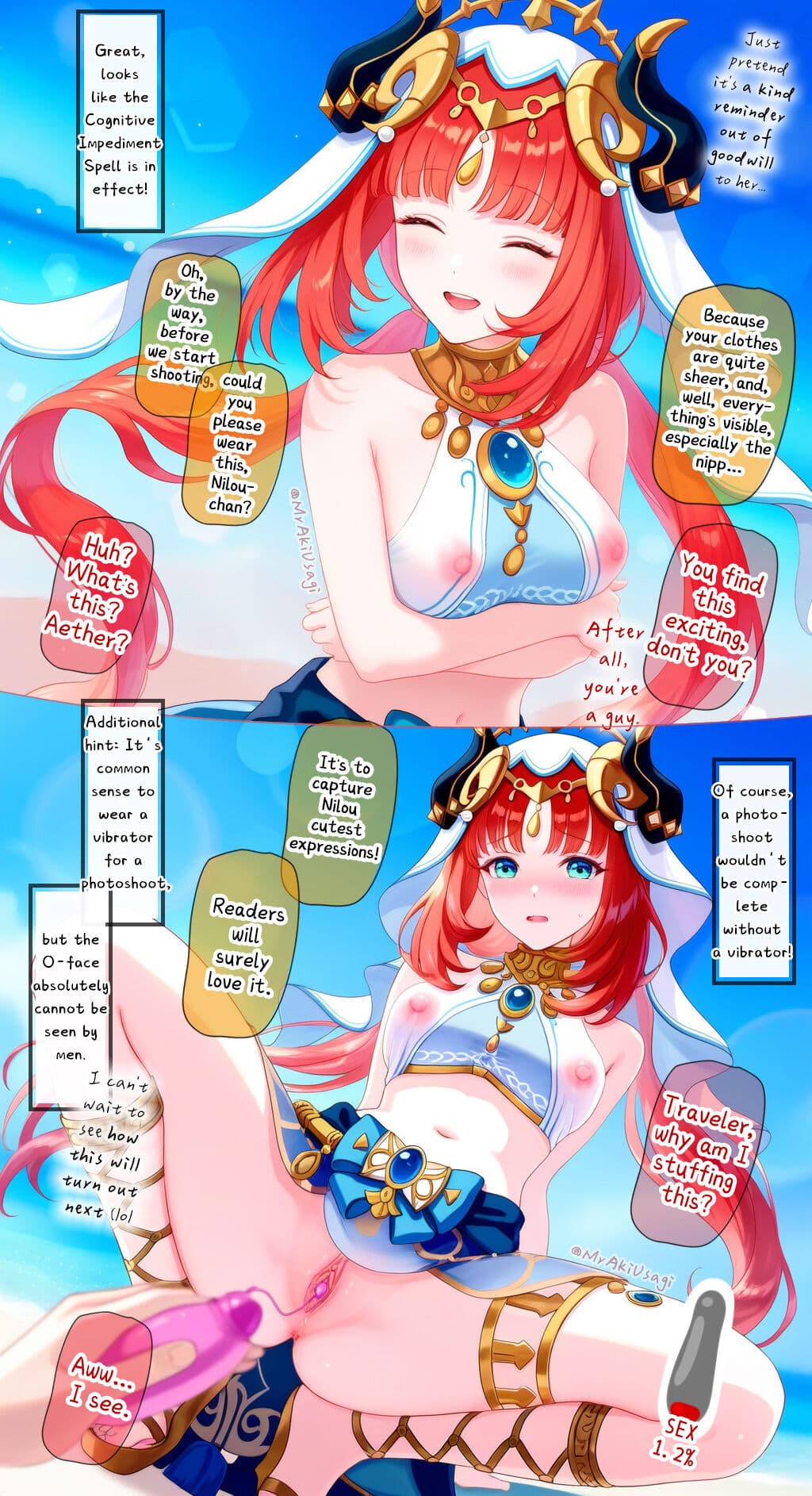 [MrAkiUsagi] Want to shoot erotic photos for Nilou! [English] [Uncensored] [Digital] (Incompelete) [AI Generated] page 3