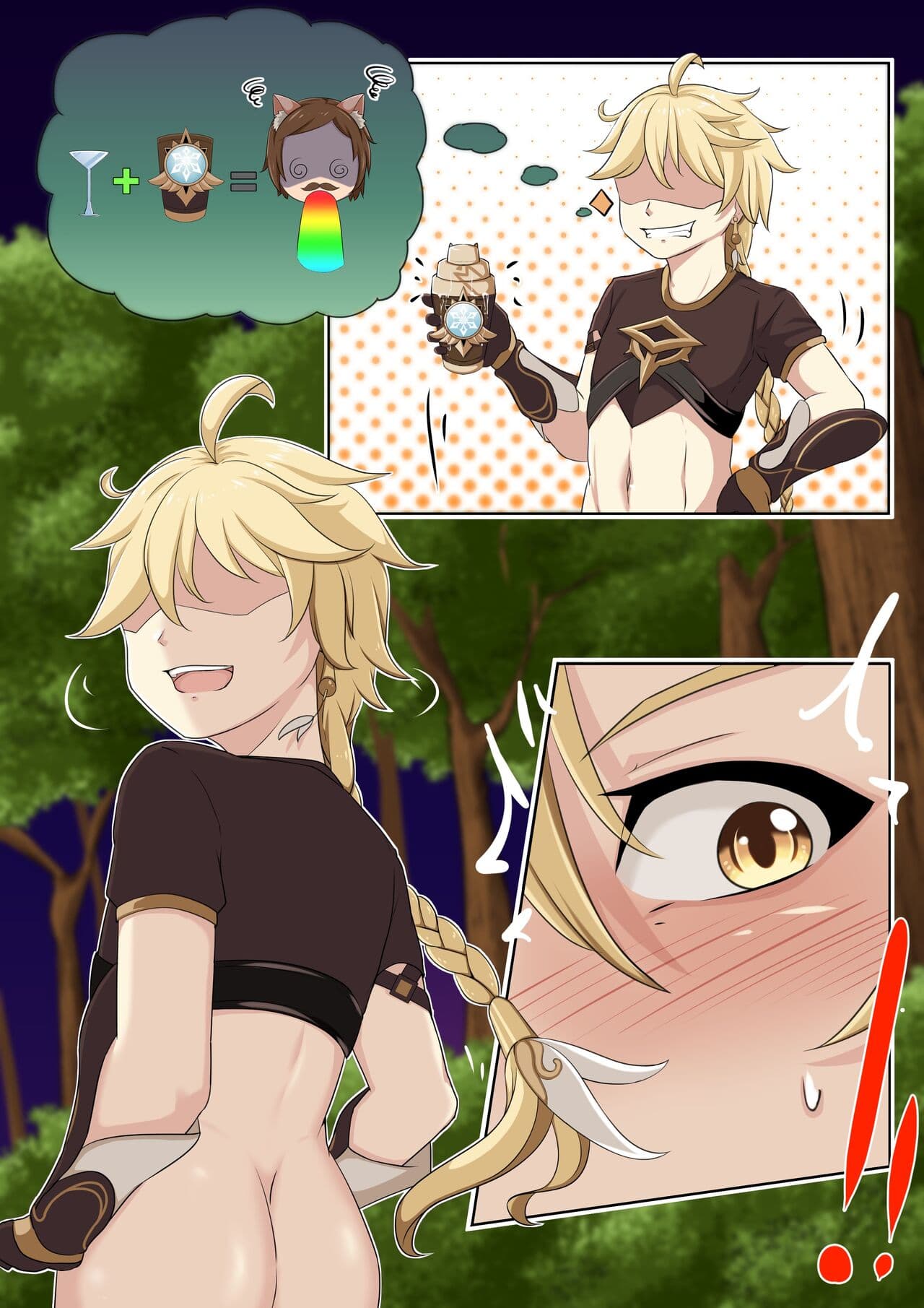 [Taiko Leong] Diona to no Nichijou (Genshin Impact) [uncensored] page 29