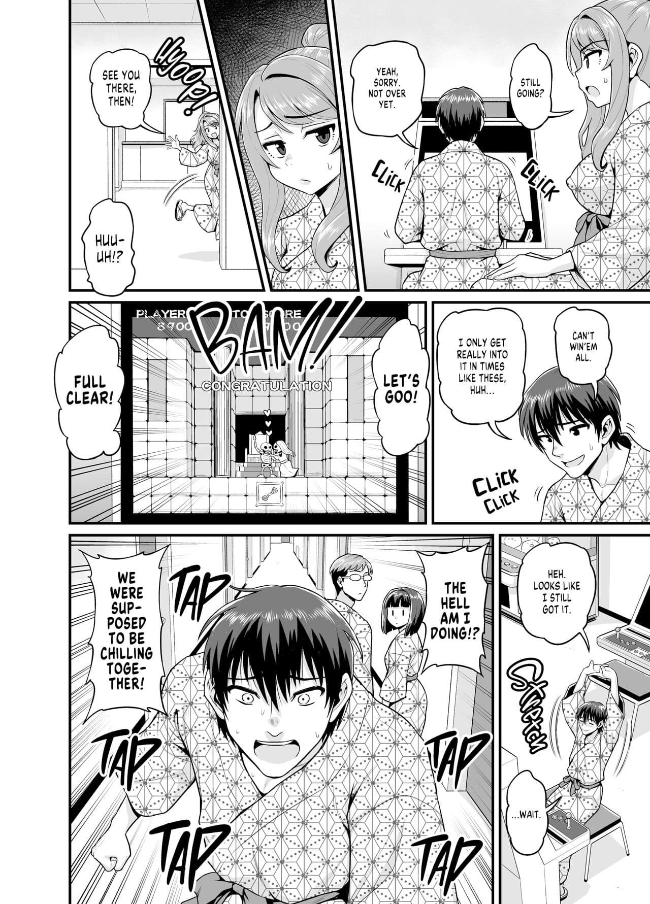 [Gachonjirou] Getting it On With Your Gaming Buddy at the Hot Spring NTRVer. [English] {FUDEORS} [Decensored] page 11