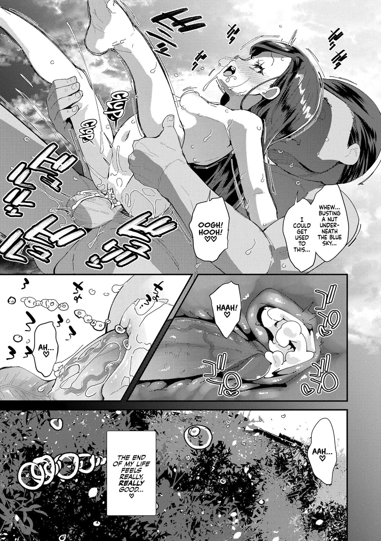 [Maeshima Ryou] Uraaka Yatteru Nonomi-chan -Koshitsu Onsen Dosukebe Gasshuku- | Nonomi-chan's Secret Account -Naughty Trip to a Private Onsen- (Kimi wa Oji-san to Sex suru Tame ni Umarete kitan da yo) [English] [Xzosk] [Decensored] [Digital] page 23