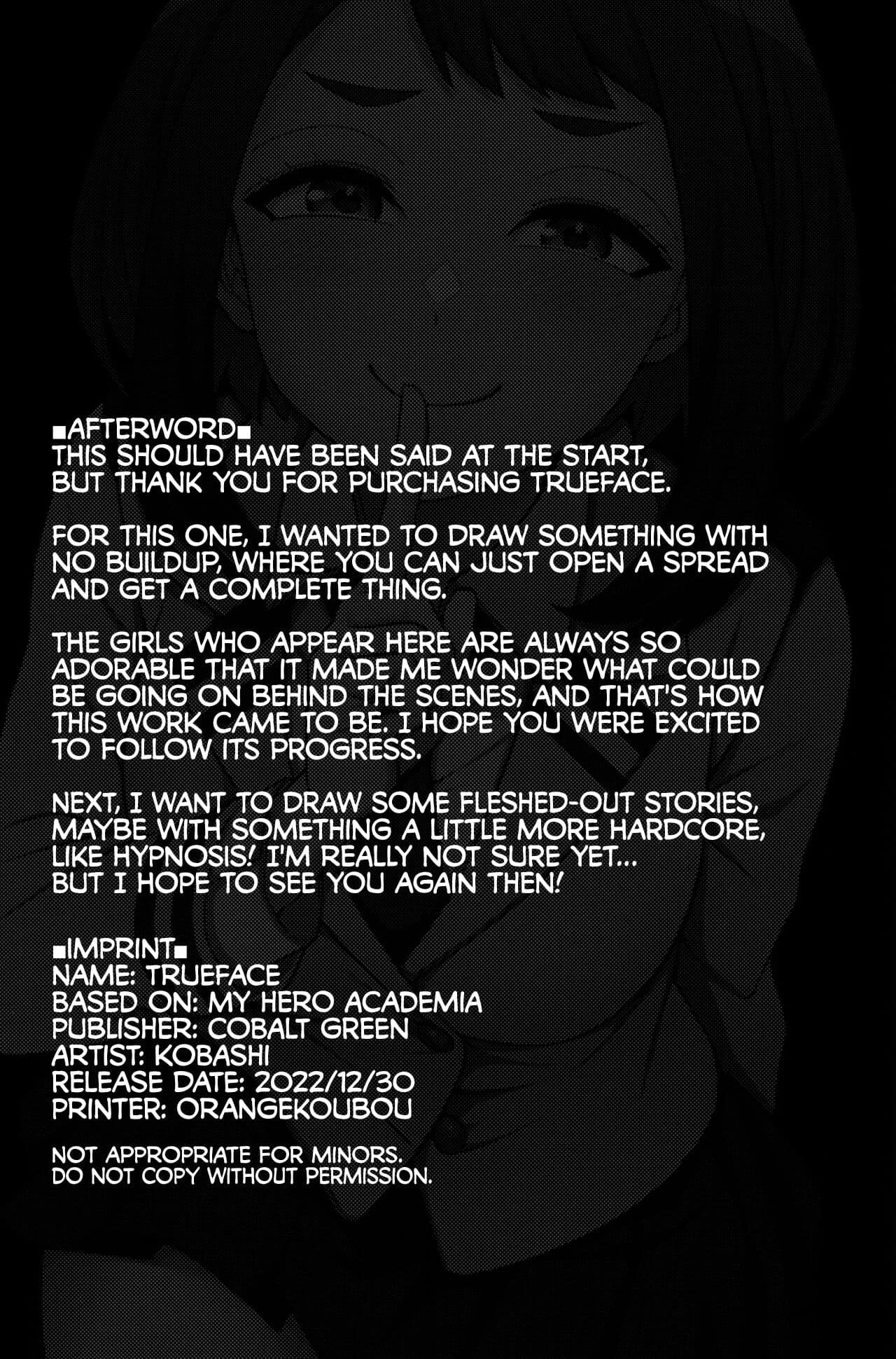 (C101) [cobalt green (Kobaji)] Himitsu no Kao | TrueFace (My Hero Academia) [English] [Fap It Scans] [Colorized] page 23