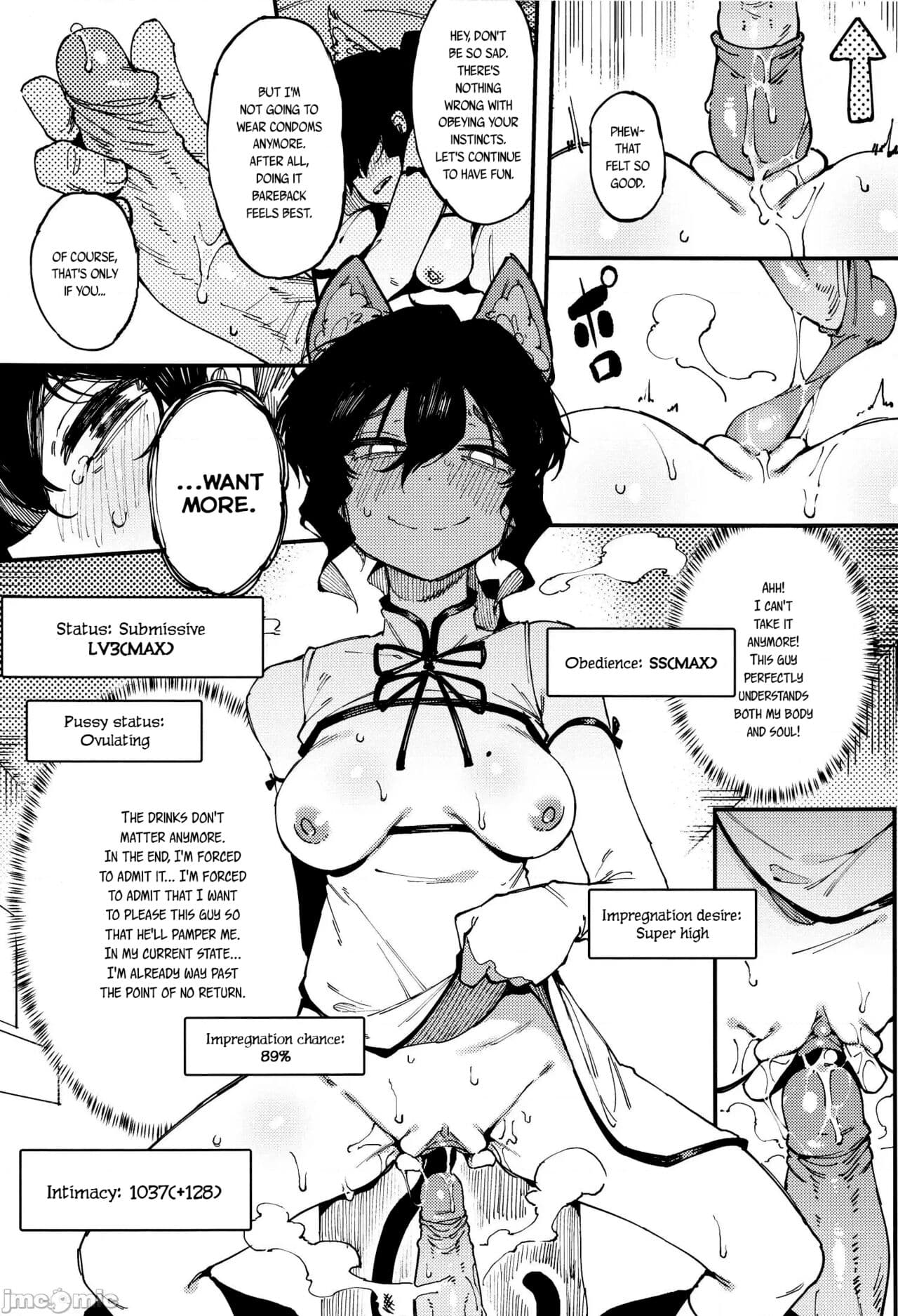 [Hoshoku Shoujo (Karasu Chan)] Nyuusan Shoujo I+II | Lactic Girl I+II [English] [Decensored] page 49