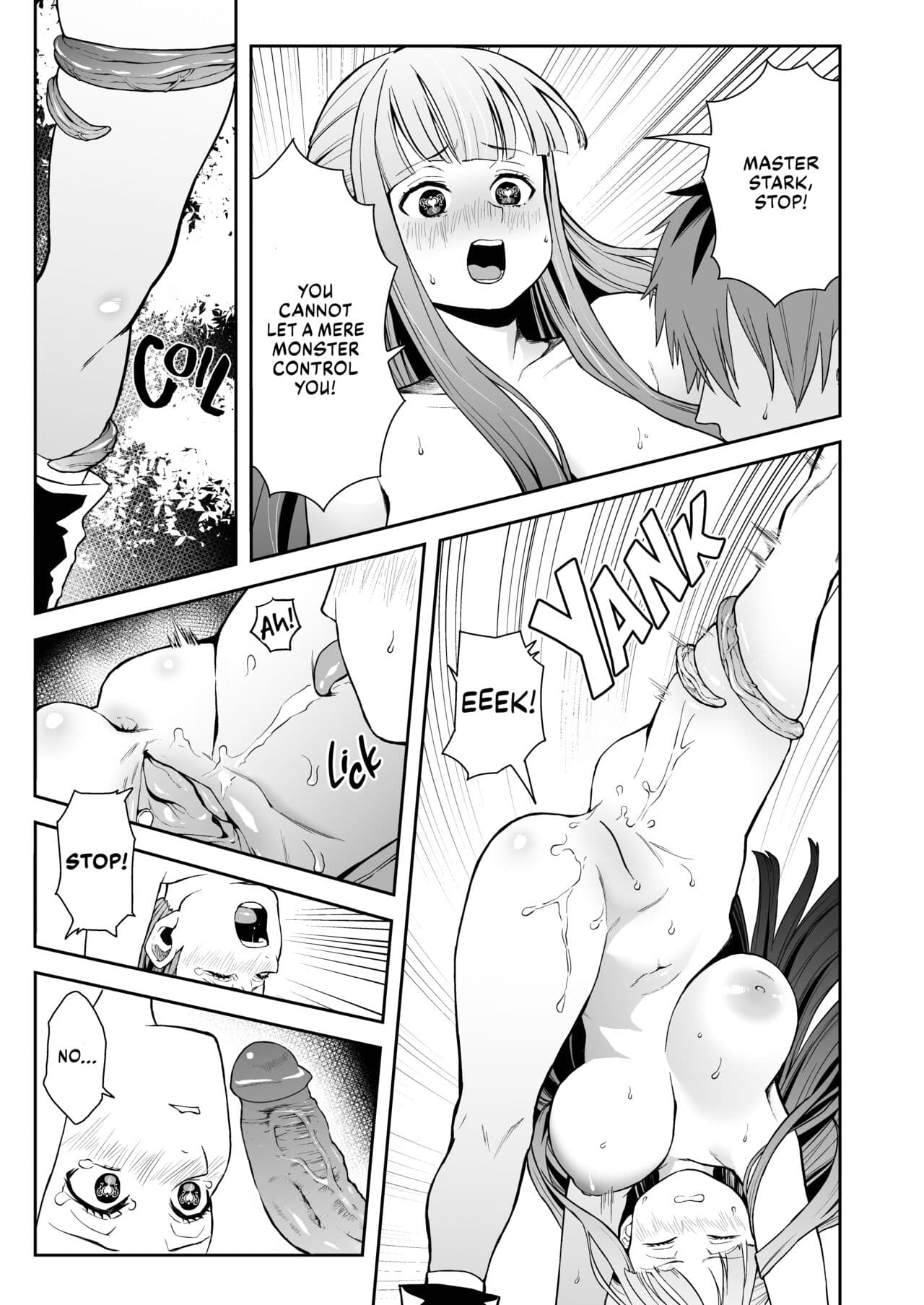 [Shikokoki no Okina] Ippan Saiin Mahou Otsuyu Dark | Ordinary Lust Magic Slootrak (Sousou no Frieren) [English] [Fap It Scans] page 11