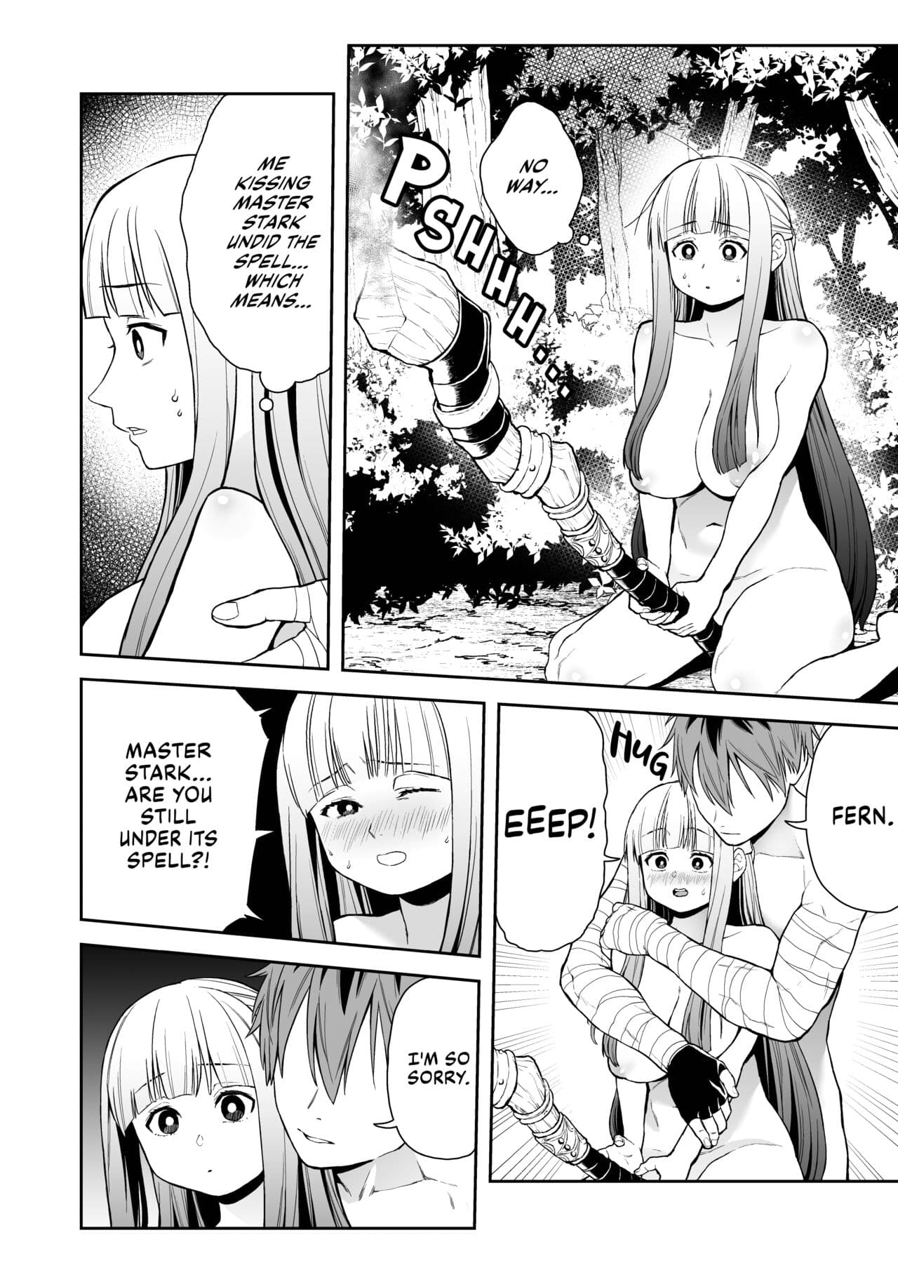 [Shikokoki no Okina] Ippan Saiin Mahou Otsuyu Dark | Ordinary Lust Magic Slootrak (Sousou no Frieren) [English] [Fap It Scans] page 18