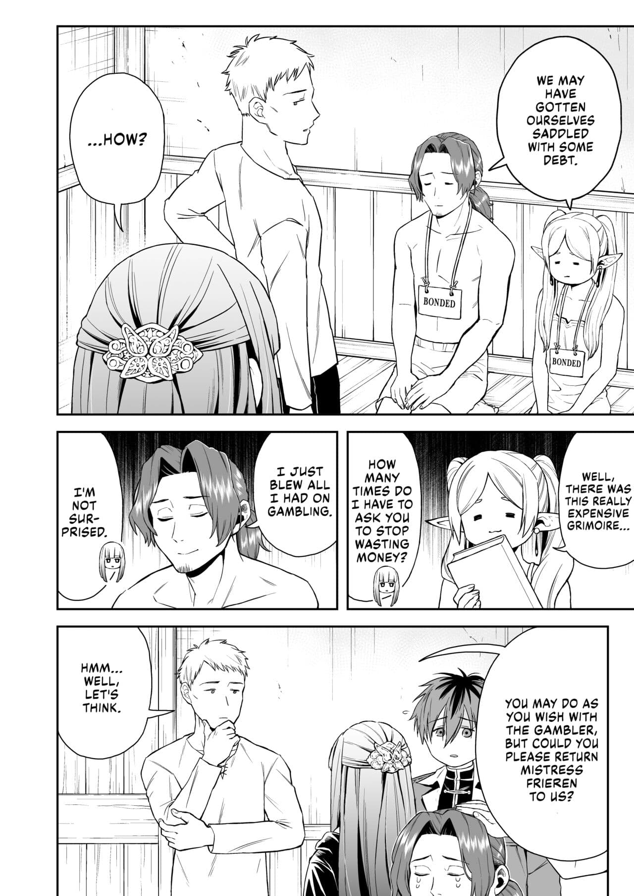 [Shikokoki no Okina] Ippan Saiin Mahou Otsuyu Dark | Ordinary Lust Magic Slootrak (Sousou no Frieren) [English] [Fap It Scans] page 4