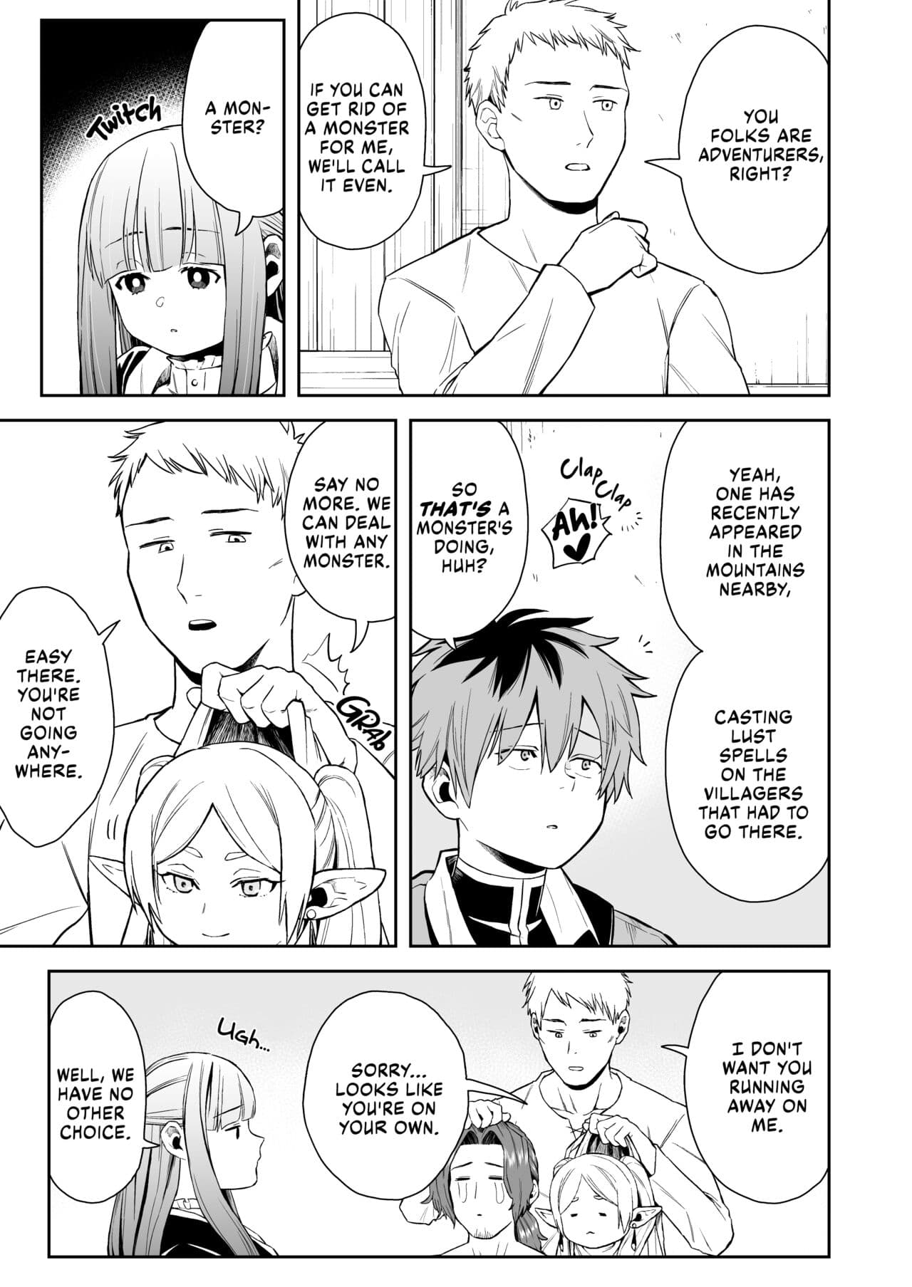 [Shikokoki no Okina] Ippan Saiin Mahou Otsuyu Dark | Ordinary Lust Magic Slootrak (Sousou no Frieren) [English] [Fap It Scans] page 5