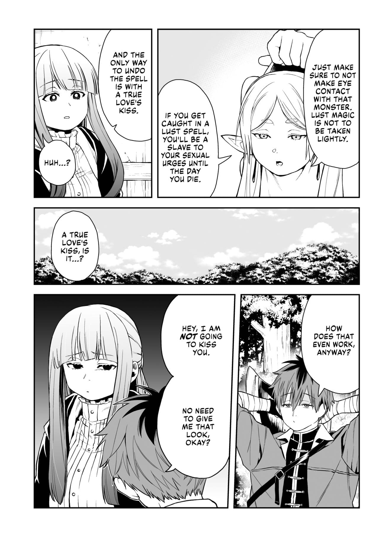 [Shikokoki no Okina] Ippan Saiin Mahou Otsuyu Dark | Ordinary Lust Magic Slootrak (Sousou no Frieren) [English] [Fap It Scans] page 6