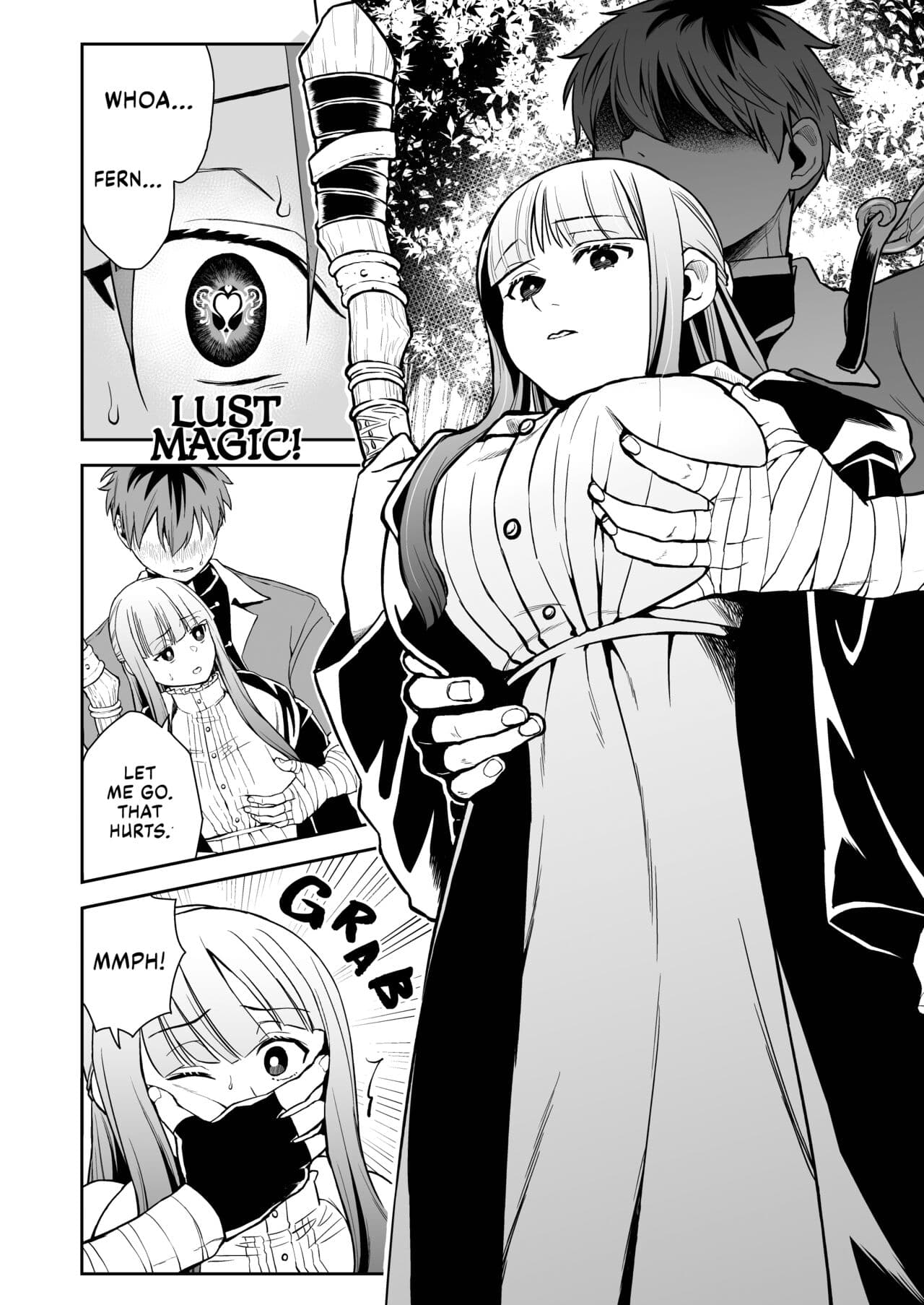 [Shikokoki no Okina] Ippan Saiin Mahou Otsuyu Dark | Ordinary Lust Magic Slootrak (Sousou no Frieren) [English] [Fap It Scans] page 8