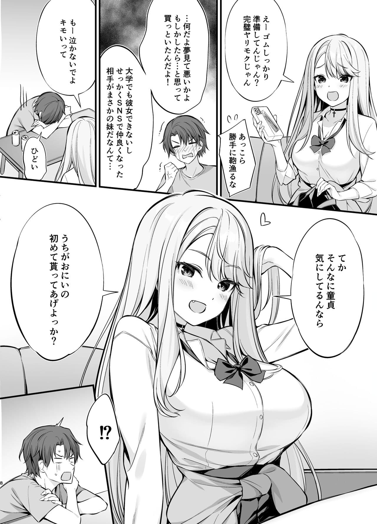 [P:P (Oryou)] SNS de Deatta no wa Gyaru-ka shita Imouto Deshita [Decensored] [Digital] page 7
