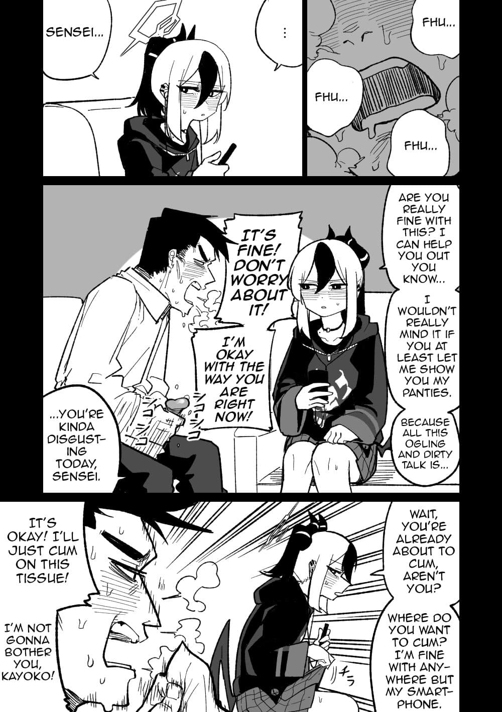 [Hightway 420] Sensei o mi ni iku | Went to see Sensei (Blue Archive) [English] (Shiririn) [Uncensored] page 1