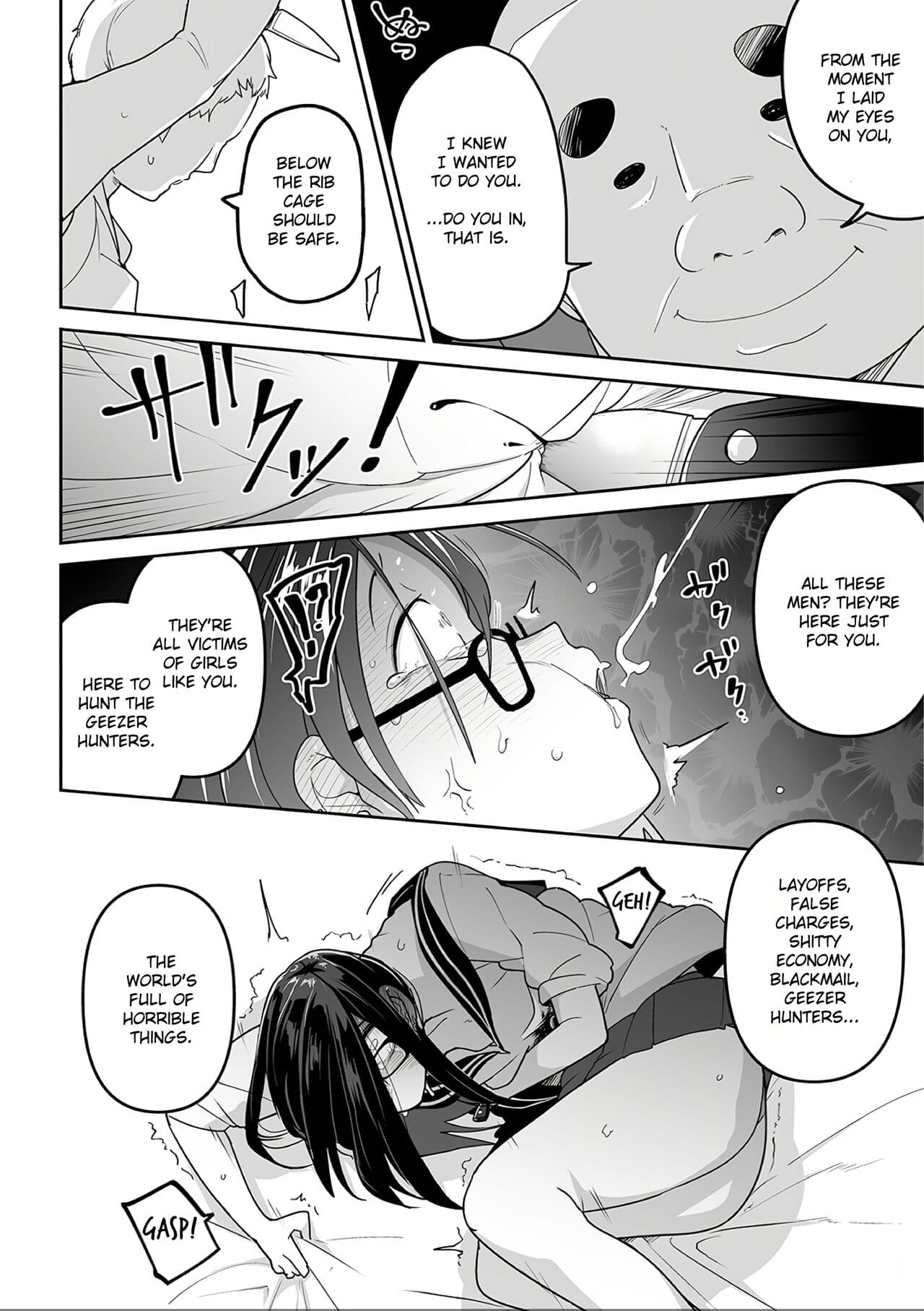 [Tsukusun] Oyajigari o Karou! | Hunting the Geezer Hunter! (Ryona King Vol. 10) [English] [PlativeTL] [Digital] [Decensored] page 14